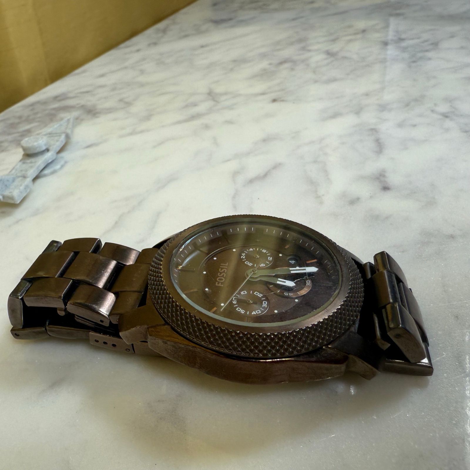 Fossil Fossil Machine Chronograph Stainless Steel Watch FS4661 Size 40 - 5 Thumbnail