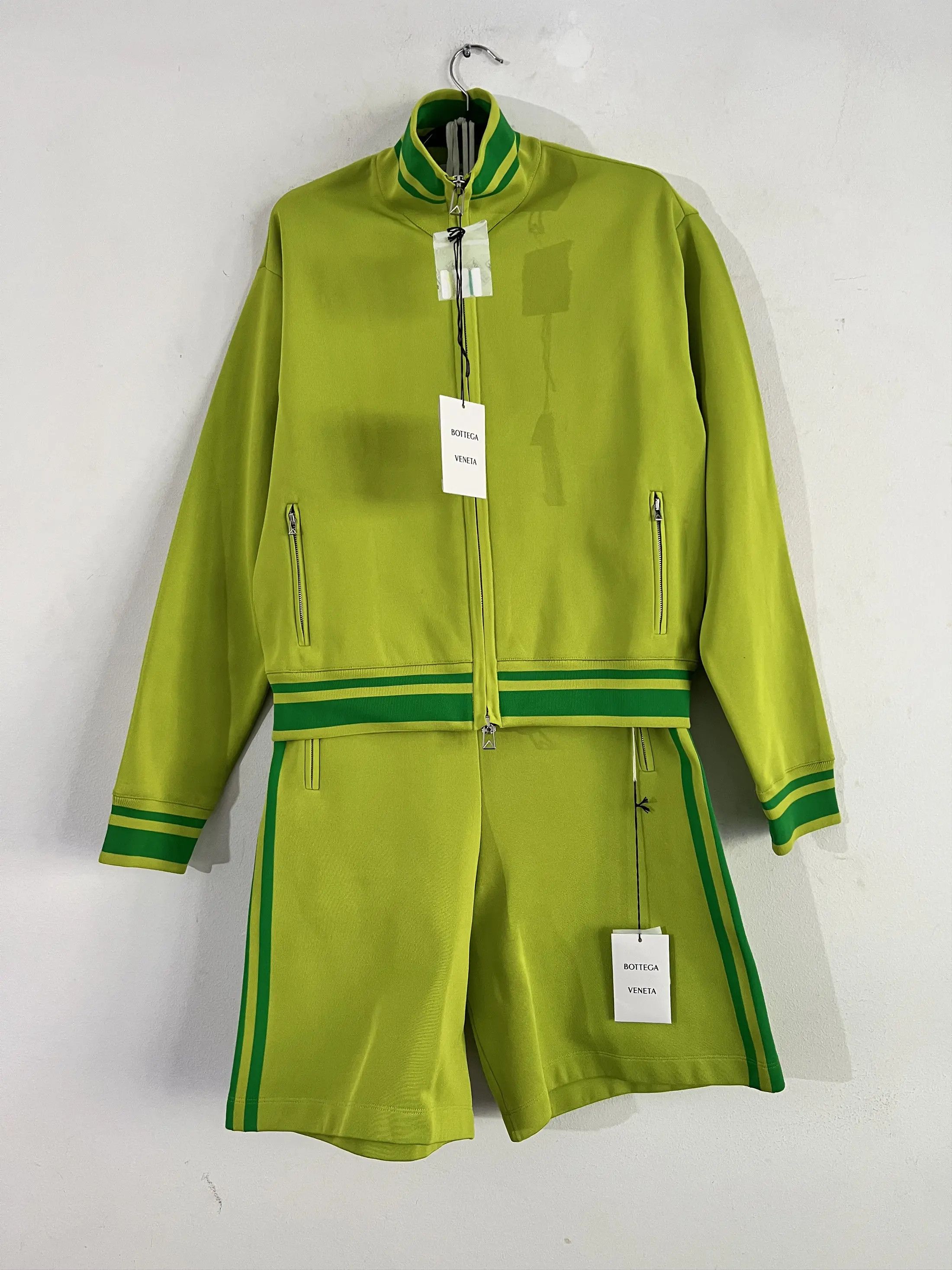 Bottega Veneta Set Sweatshirt+Bermuda Lime Green Size US M / EU 48-50 / 2 - 3 Thumbnail