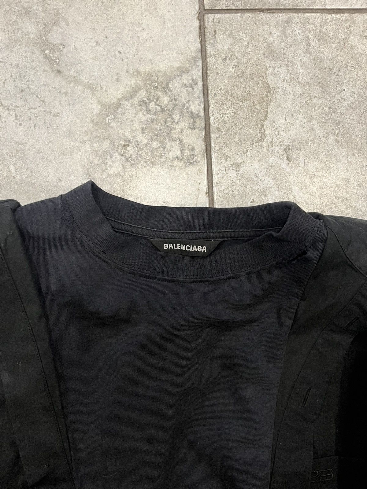 Balenciaga Balenciaga Trompe L’oeil Layered Shirt Size US M / EU 48-50 / 2 - 3 Thumbnail
