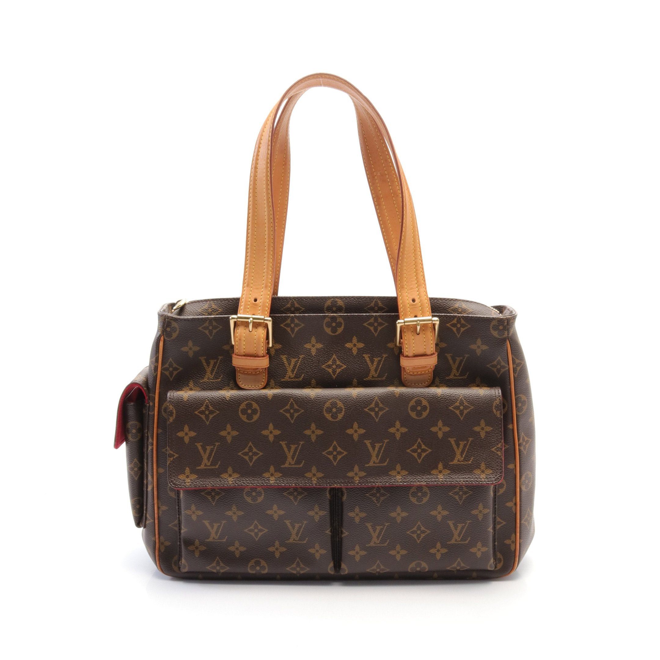 Louis Vuitton Louis Vuitton Multi-Priest Monogram Handbag Leather Brown Size ONE SIZE - 1 Thumbnail