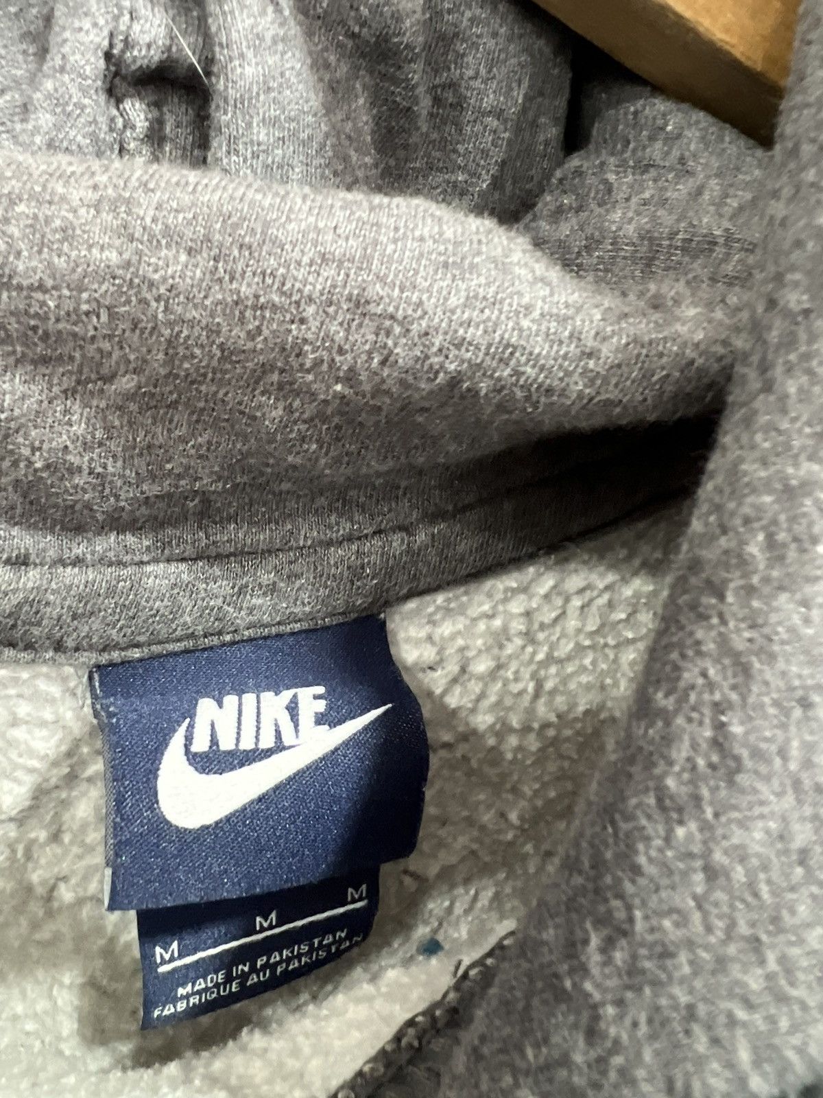 Vintage Vintage Y2K Nike Hoodie Swoosh Check Size US M / EU 48-50 / 2 - 4 Thumbnail