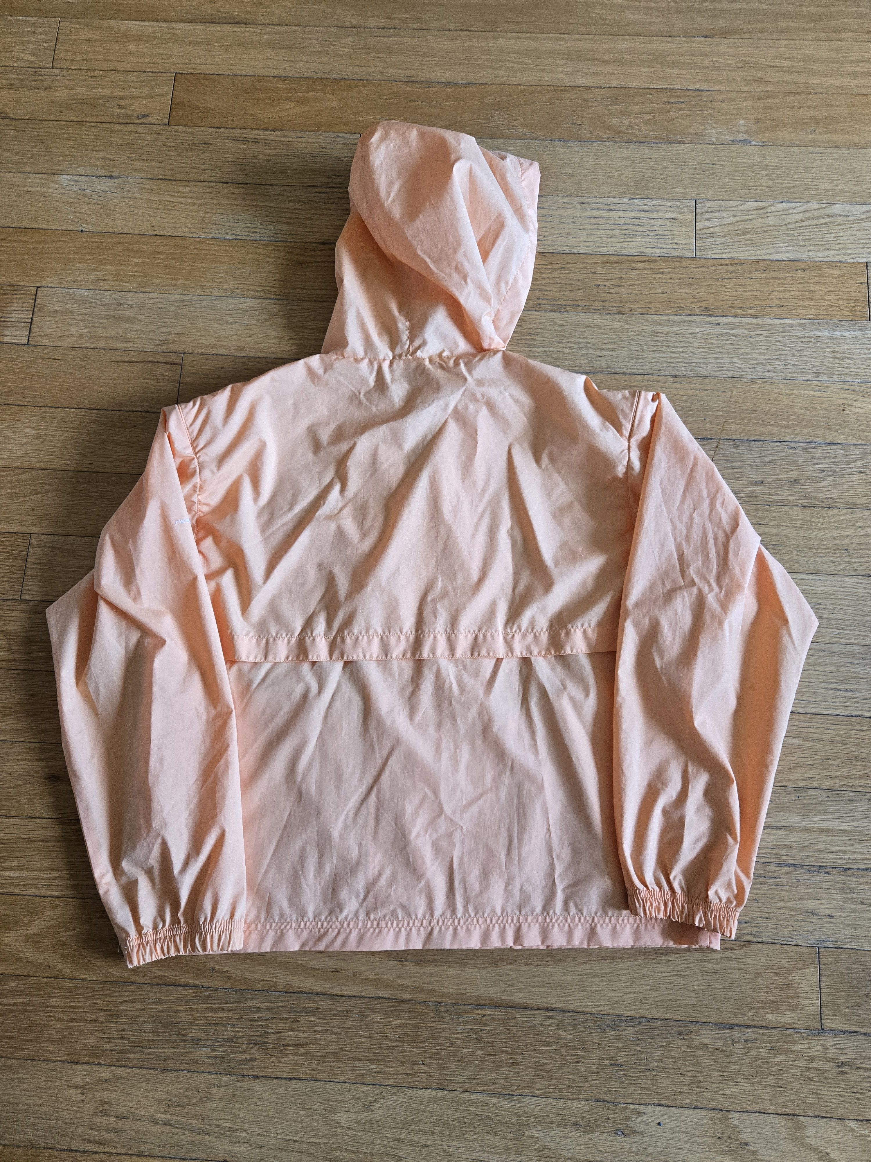 Reebok Vintage Reebok Jacket Womens Orange Full Zip Windbreaker Size L / US 10 / IT 46 - 2 Thumbnail
