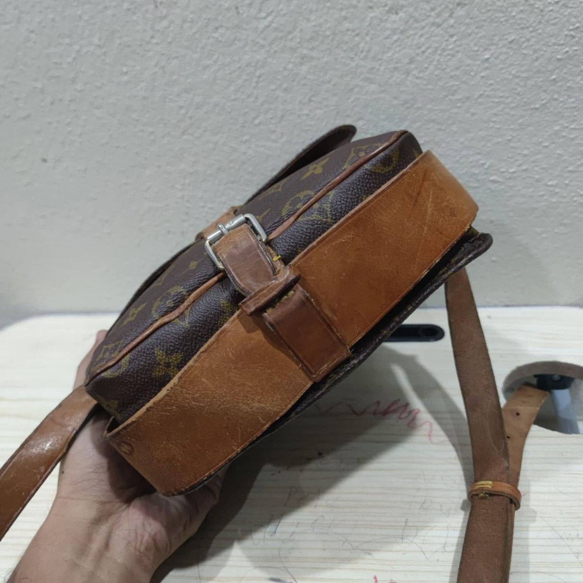 Vintage Vintage LOUIS VUITTON Monogram Crossbody Bag Messenger Flap Size ONE SIZE - 5 Thumbnail