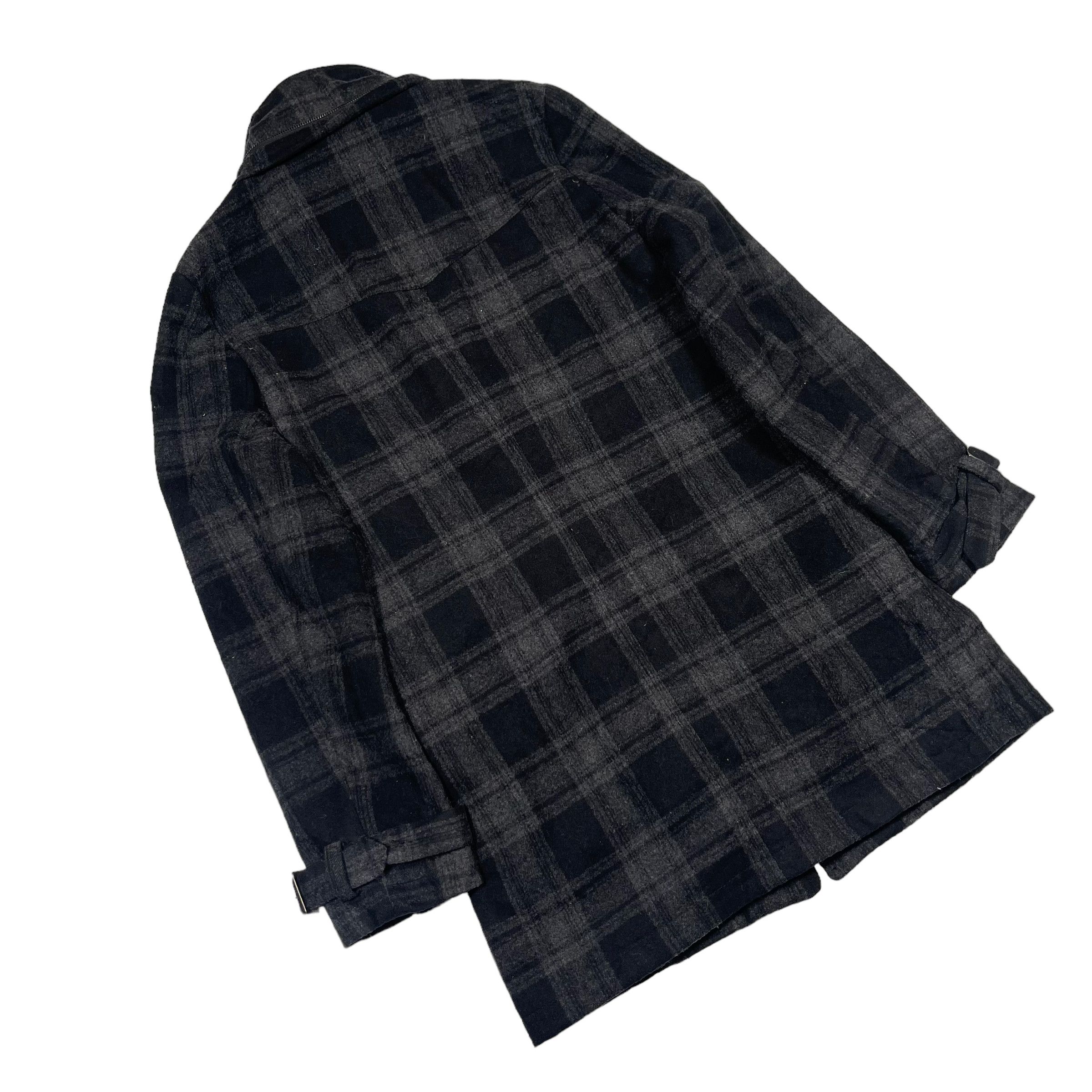 14th Addiction × If Six Was Nine × KMRii Berning Sho Plaid Wool Skinhead Punk Jacket Size US L / EU 52-54 / 3 - 6 Thumbnail