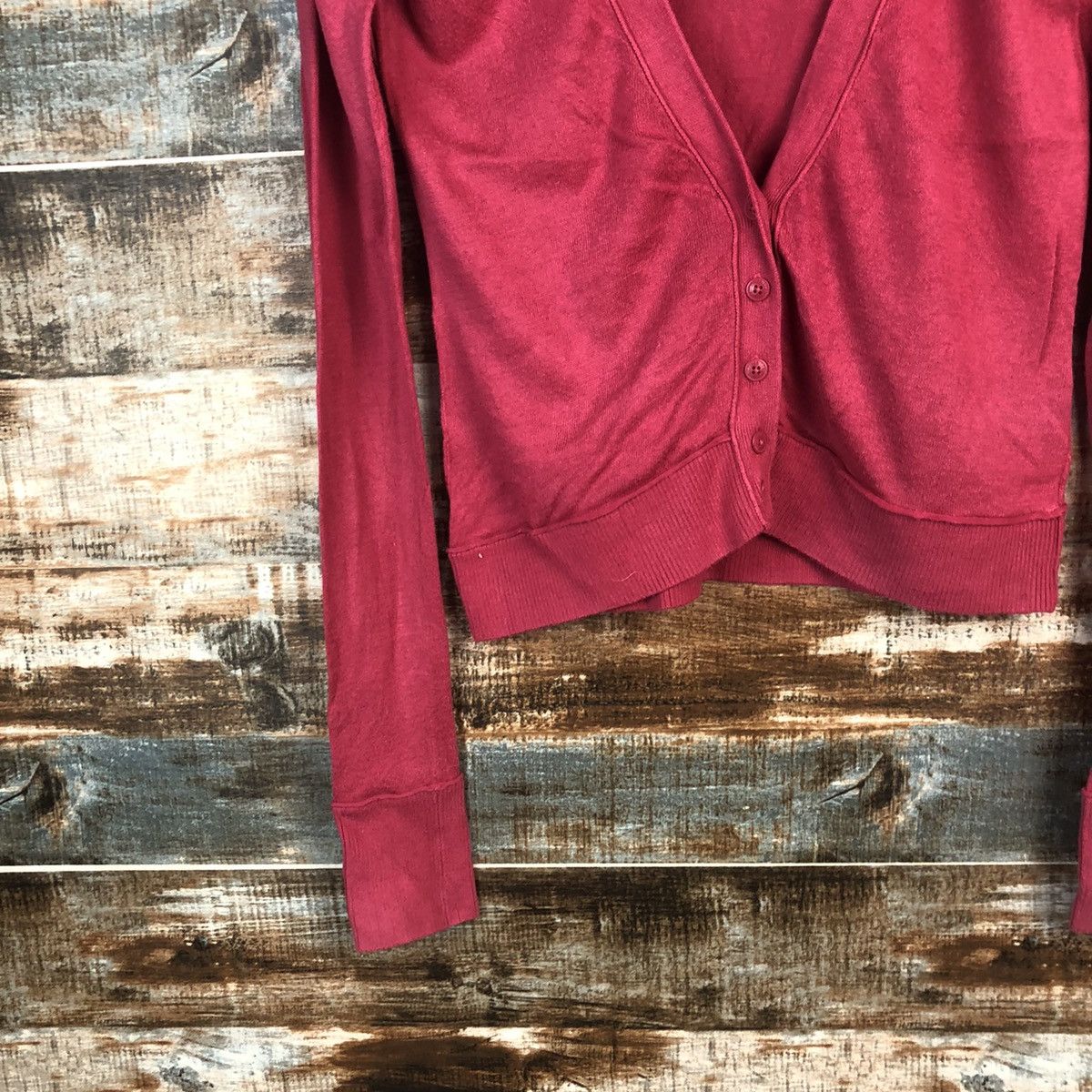 Tommy Hilfiger Hilfiger Denim Pink Cardigan Knitwear #A1876 Size M / US 6-8 / IT 42-44 - 7 Thumbnail