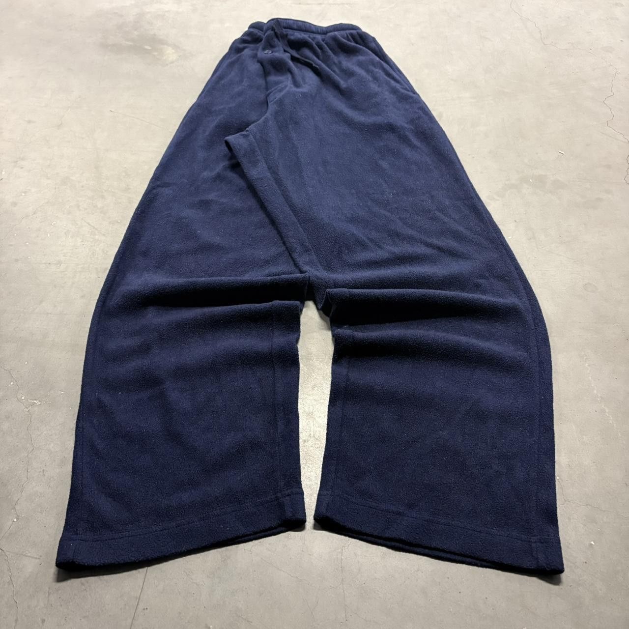 Vintage Crazy Vintage Y2K/2000s Baggy Navy Blue Loungewear Sweatpants! Size US 32 / EU 48 - 1 Thumbnail