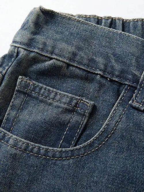 Jean VINTAGE washed retro 90s denim jeans Size US 36 / EU 52 - 4 Thumbnail