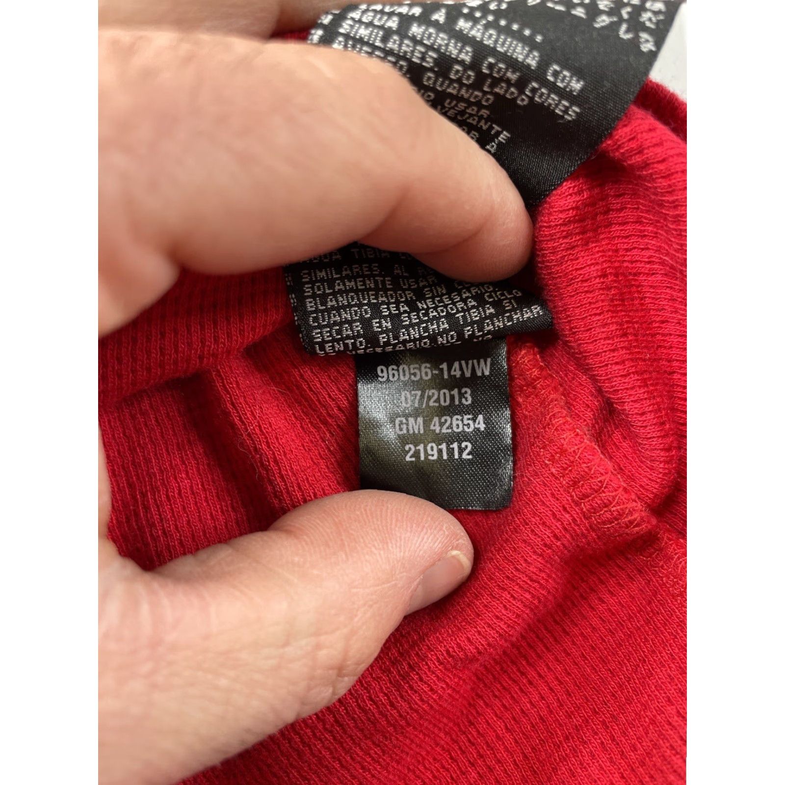 Harley Davidson Harley-Davidson Shirt Women’s XL Red Thermal Waffle Knit Long Sleeve Crew Neck T-Shirt Casual Logo Graphic Size XL / US 12-14 / IT 48-50 - 7 Thumbnail