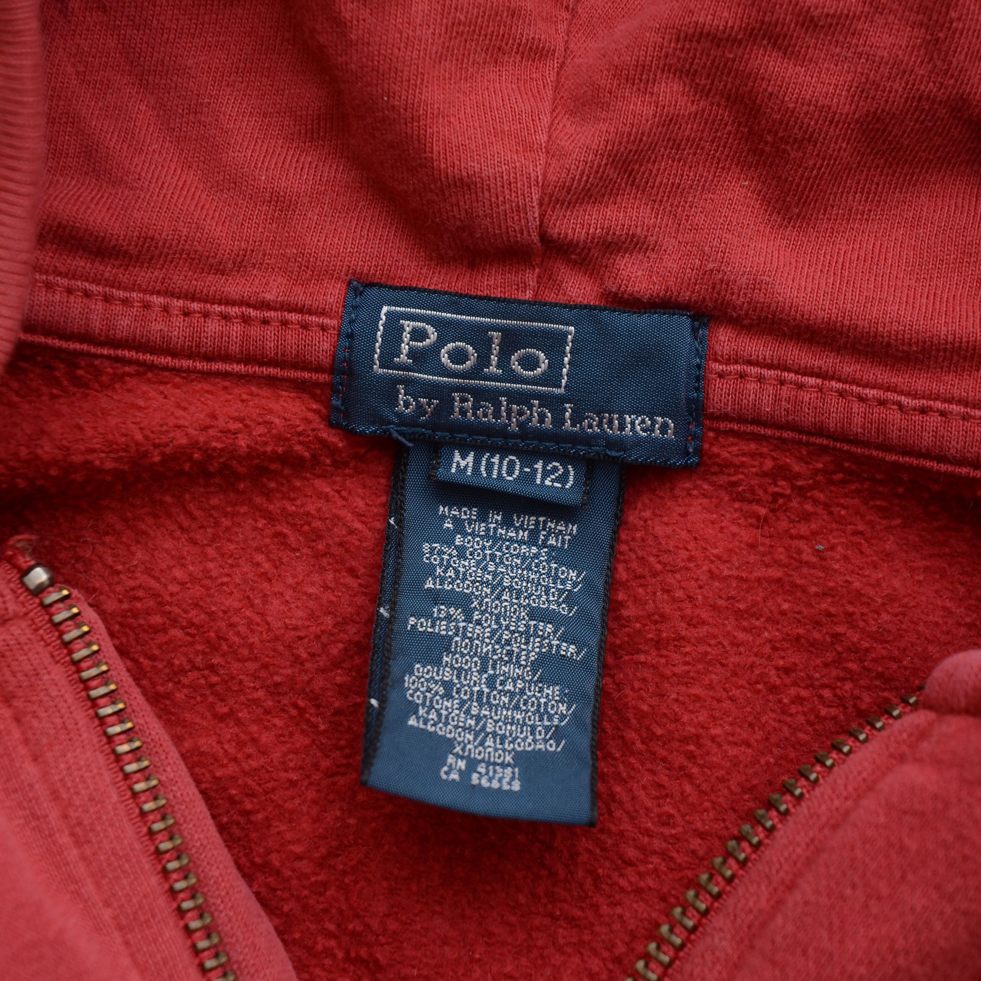 Polo Ralph Lauren Vintage Ralph Lauren Hoodie Women’s XS-S Red Zip-Up Big Pony Size S / US 4 / IT 40 - 8 Thumbnail