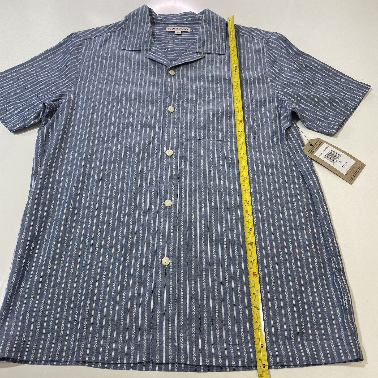 Frye Frye Men’s Western Short Sleeve Button Front Casual Shirt Size US S / EU 44-46 / 1 - 5 Thumbnail