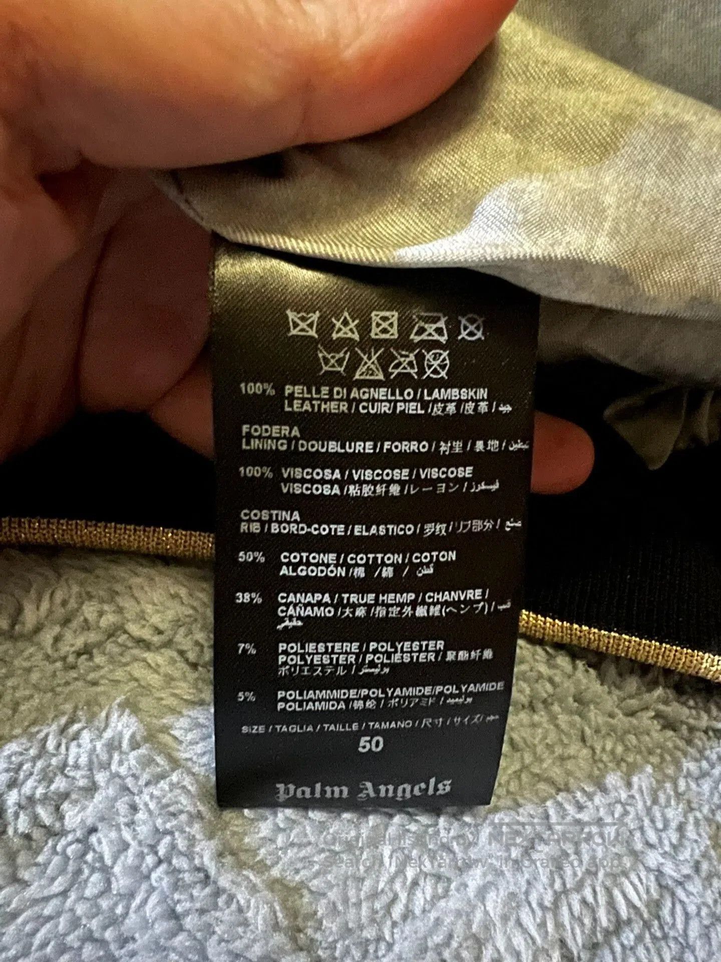 Palm Angels palm angels leather bomber jacket. Size US L / EU 52-54 / 3 - 6 Thumbnail