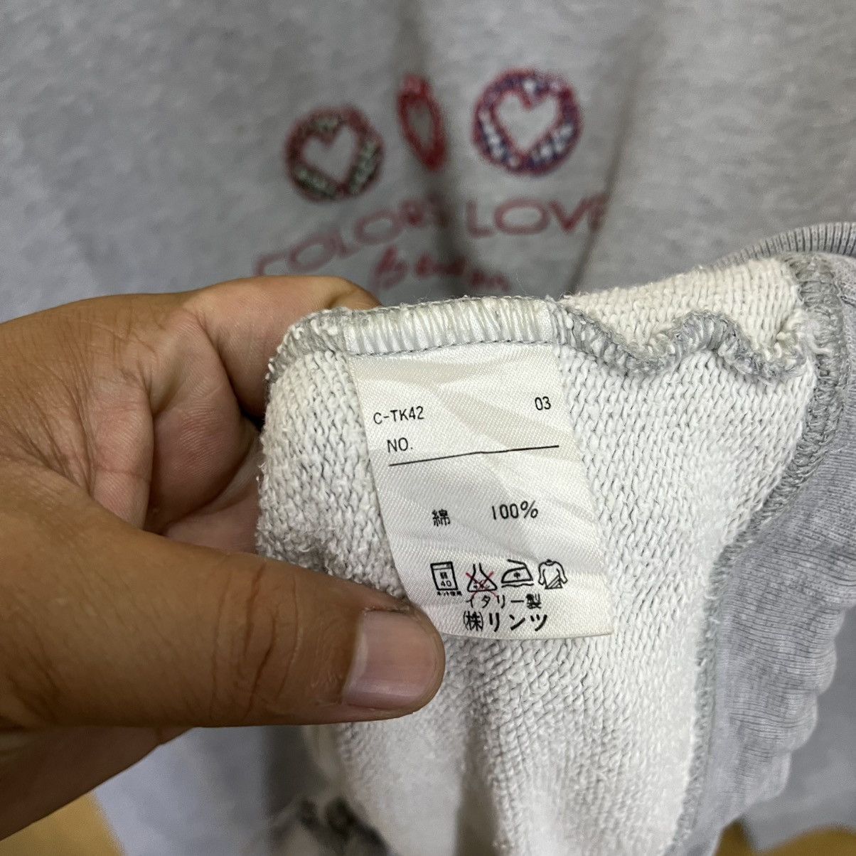 Benetton Benetton Big Logo Crewneck Sweatshirt Size US M / EU 48-50 / 2 - 11 Thumbnail