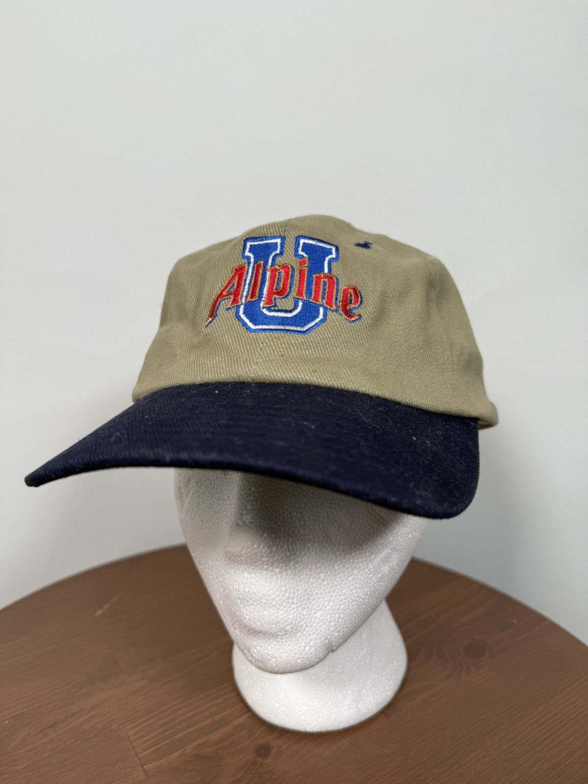 Vintage Vintage Alpine University Hat Size ONE SIZE - 1 Thumbnail