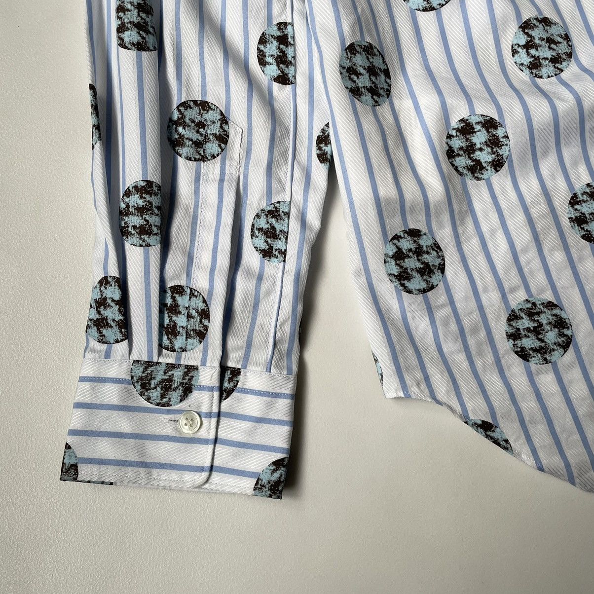 Comme des Garcons S/S 11 Stripe + Polka Dot Shirt Size US M / EU 48-50 / 2 - 15 Thumbnail