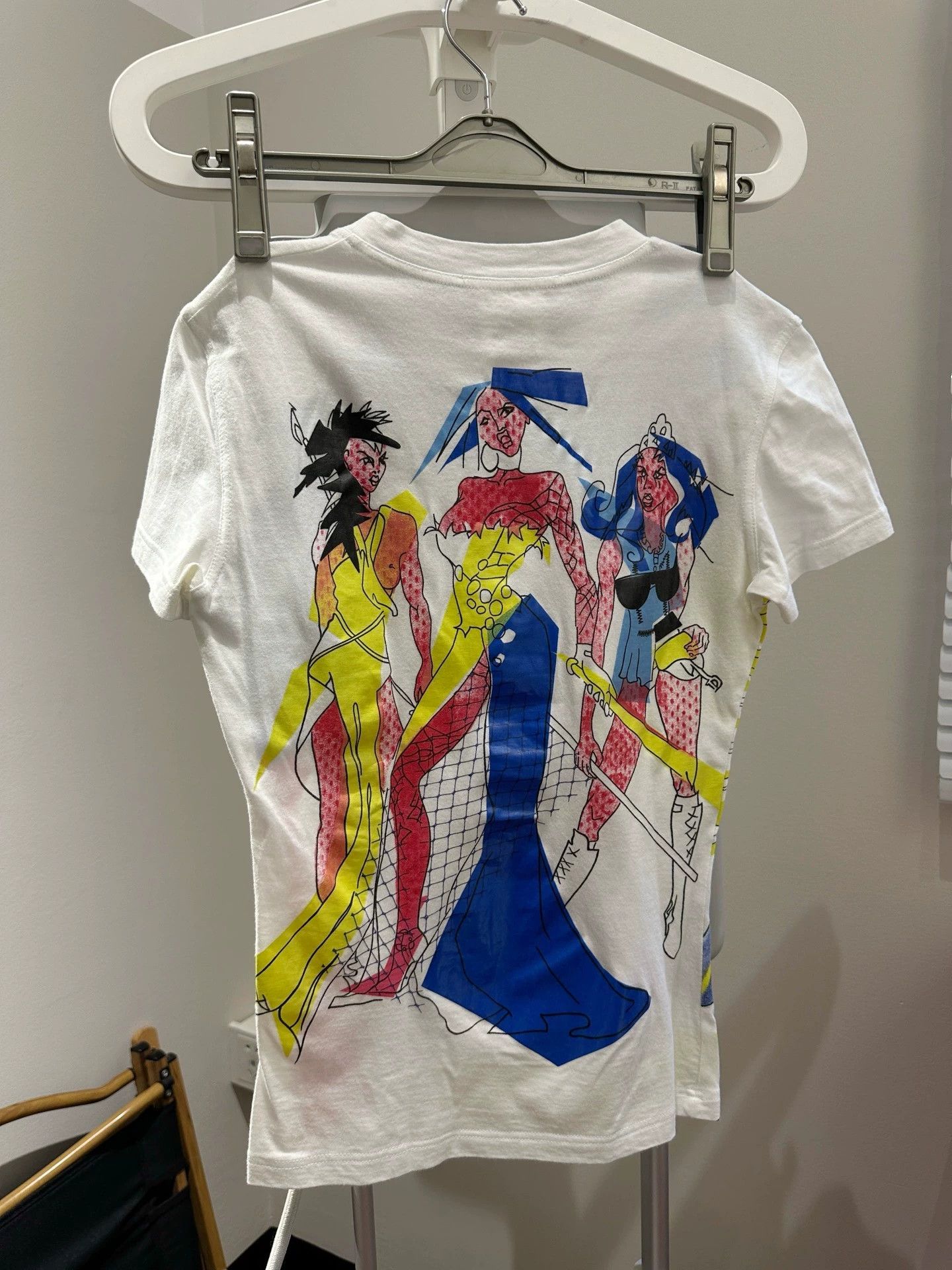 Dior Vintage Dior 2001 Comic Series Runway T-Shirt Size XS / US 0-2 / IT 36-38 - 6 Thumbnail