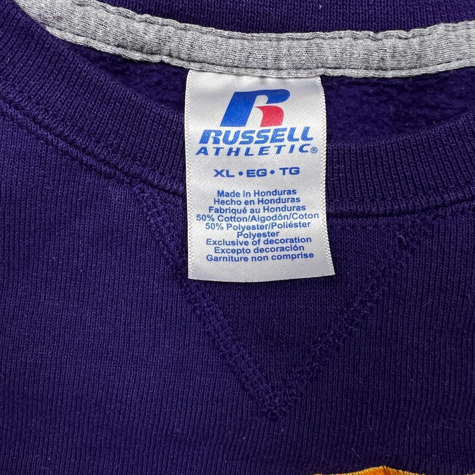 NCAA × Russell Athletic × Vintage Russell Athletic Sweatshirt Laurier Golden Hawks University Size US XL / EU 56 / 4 - 6 Thumbnail