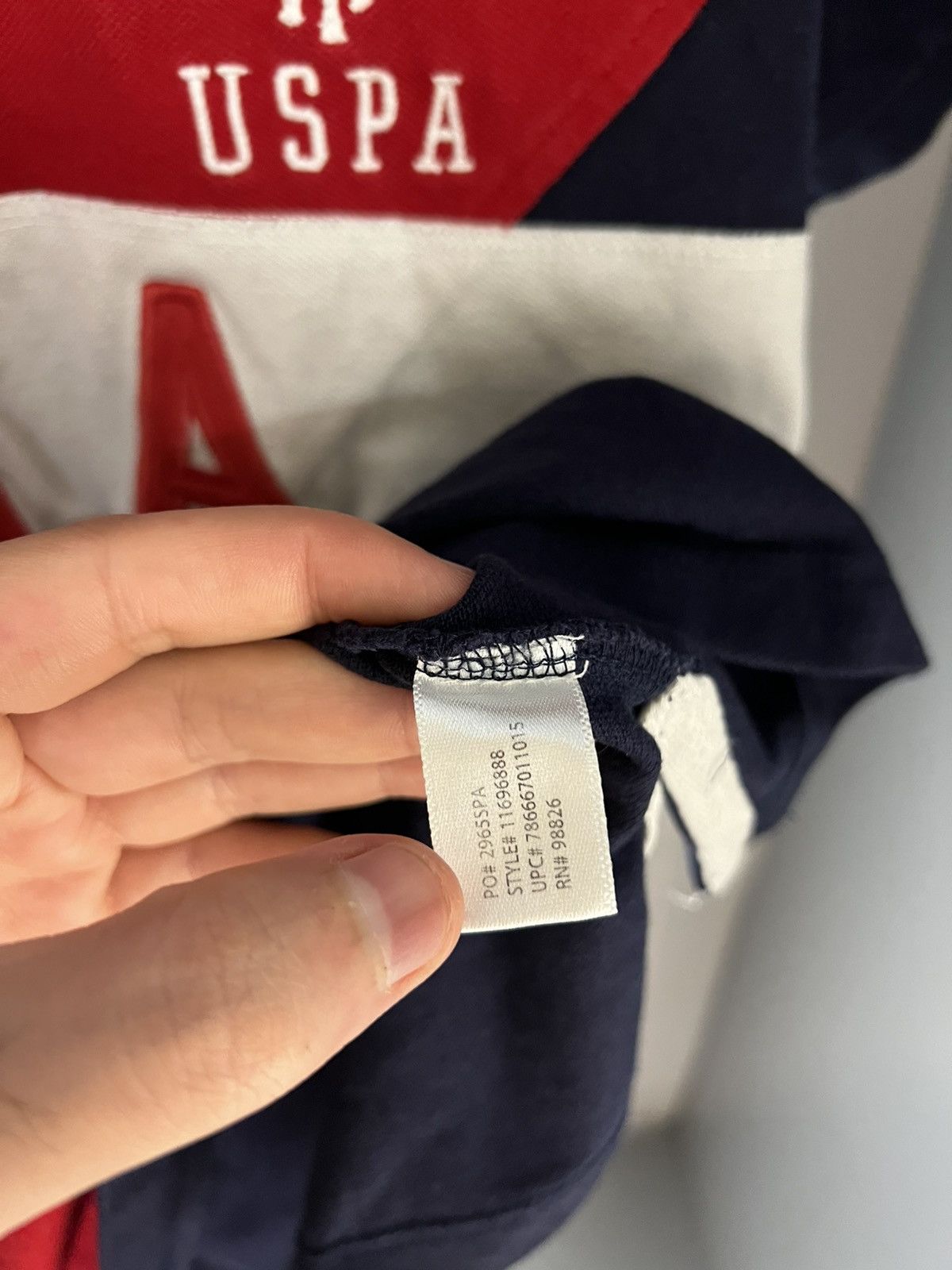Polo Ralph Lauren VINTAGE U.S POLO ASSN USA FLAG DESIGNER CASUAL RETRO Y2K 90s Size US M / EU 48-50 / 2 - 11 Thumbnail
