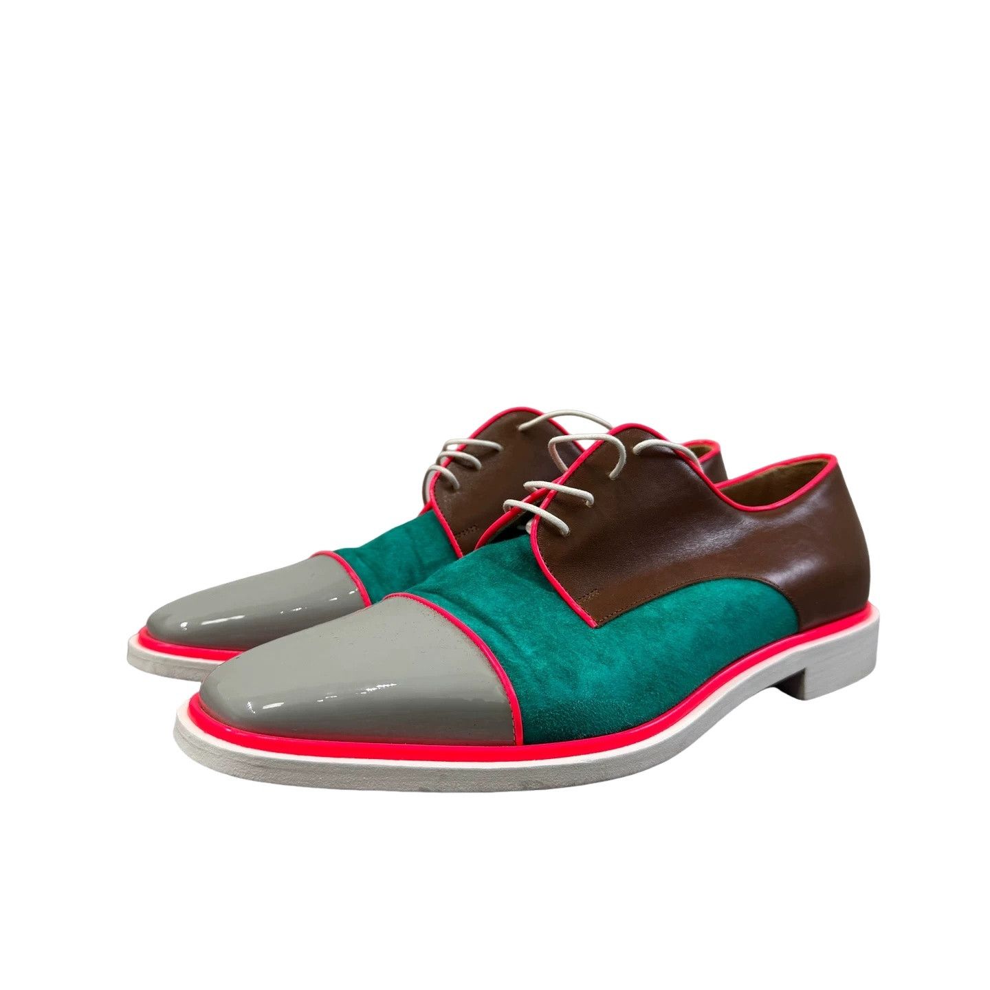 Christian Louboutin Christian Louboutin Suede Mixed Leather Shoes 40.5 Size US 7.5 / EU 40-41 - 1 Thumbnail