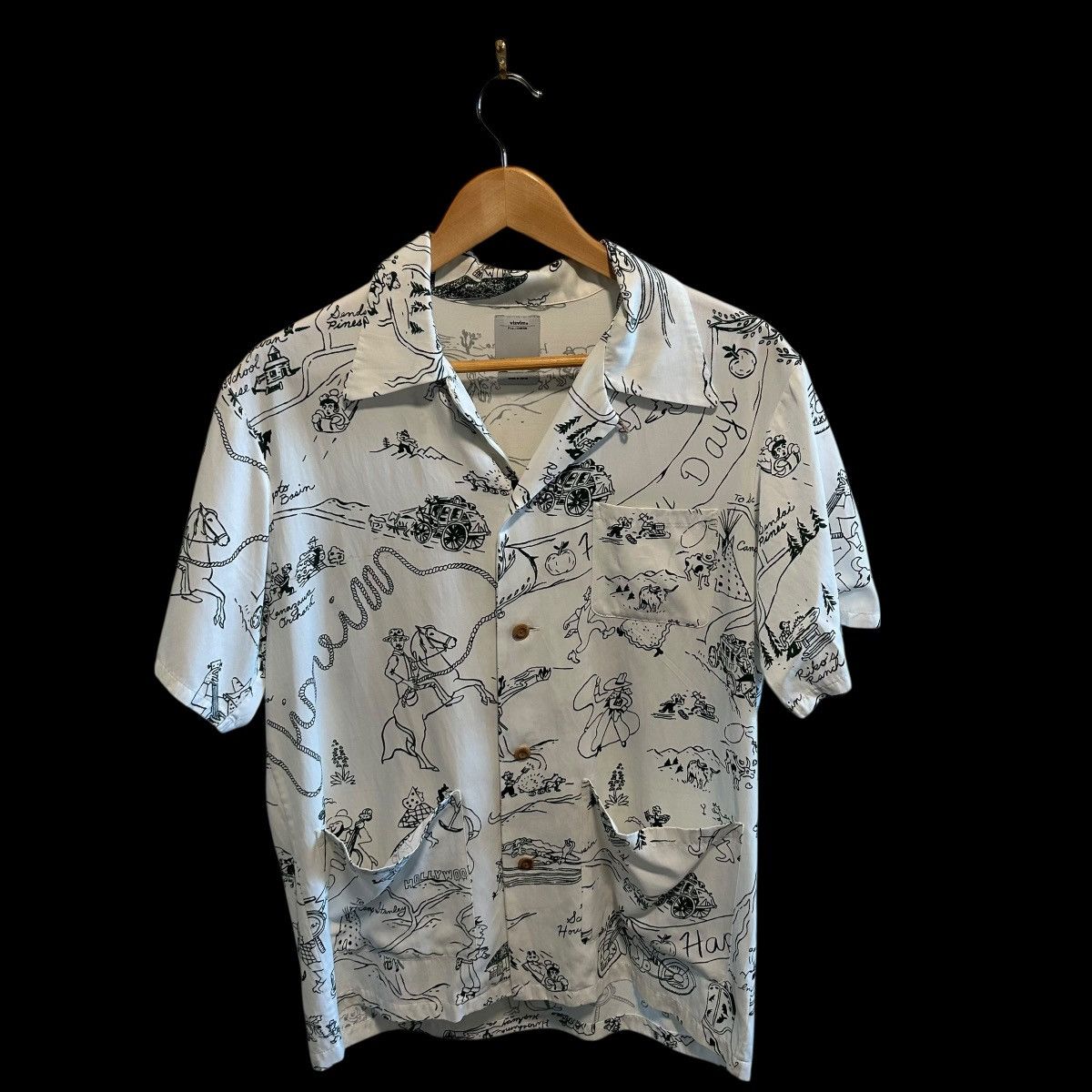 Visvim 2016 SS16 Visvim Duke Western Cowboy Camp Collar Button up Size US L / EU 52-54 / 3 - 1 Thumbnail
