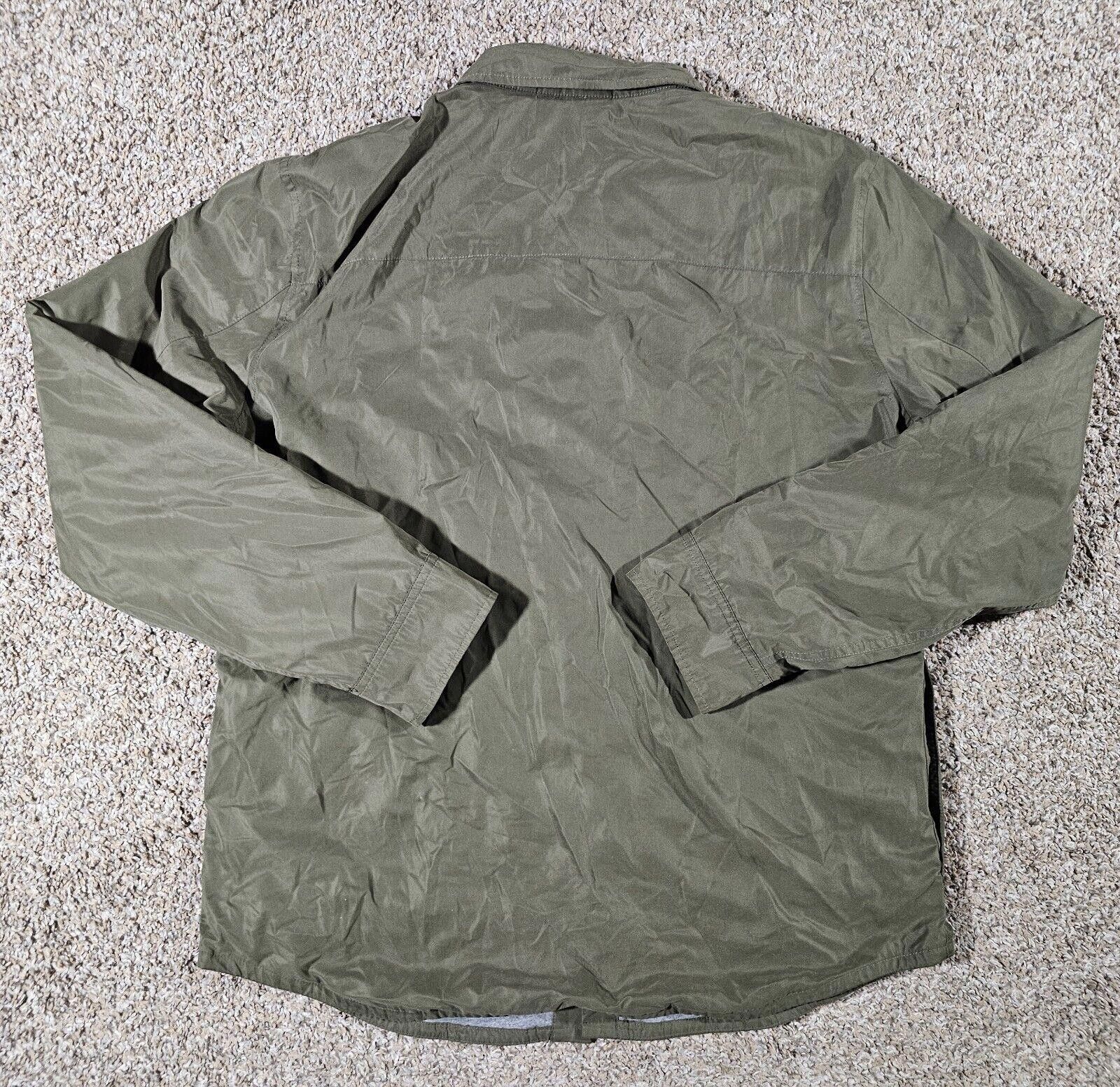 Marc Anthony Marc Anthony Lg Button Up Shirt Luxury+ Slim Fit Army Botle Size US L / EU 52-54 / 3 - 7 Thumbnail