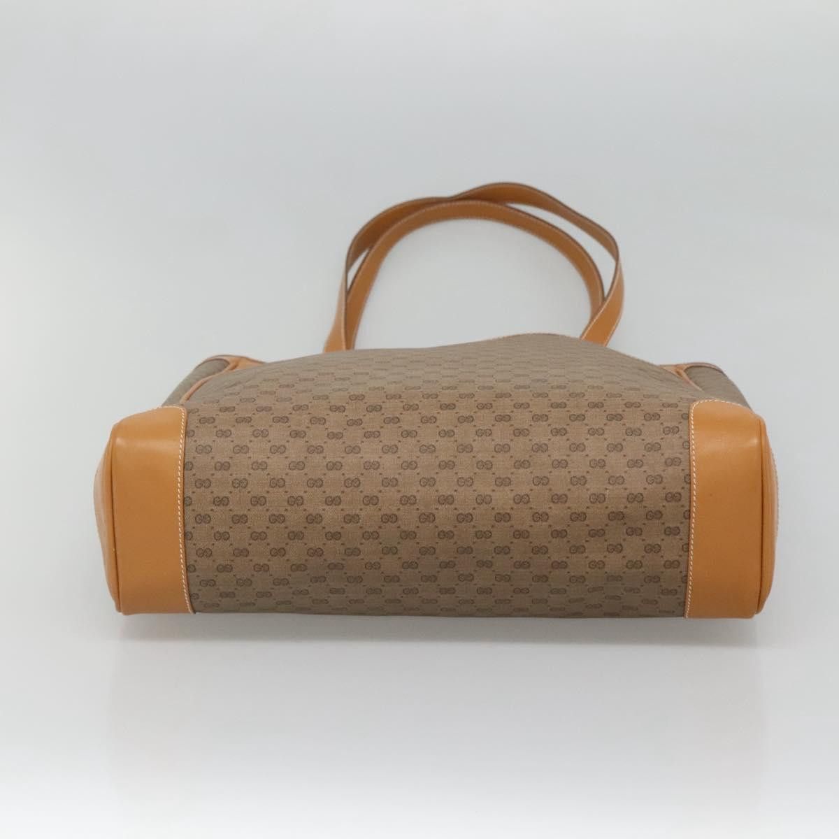 Gucci GUCCI Micro GG Supreme Tote Bag Pvc Beige Gold 002 39 002 39 Size ONE SIZE - 9 Thumbnail