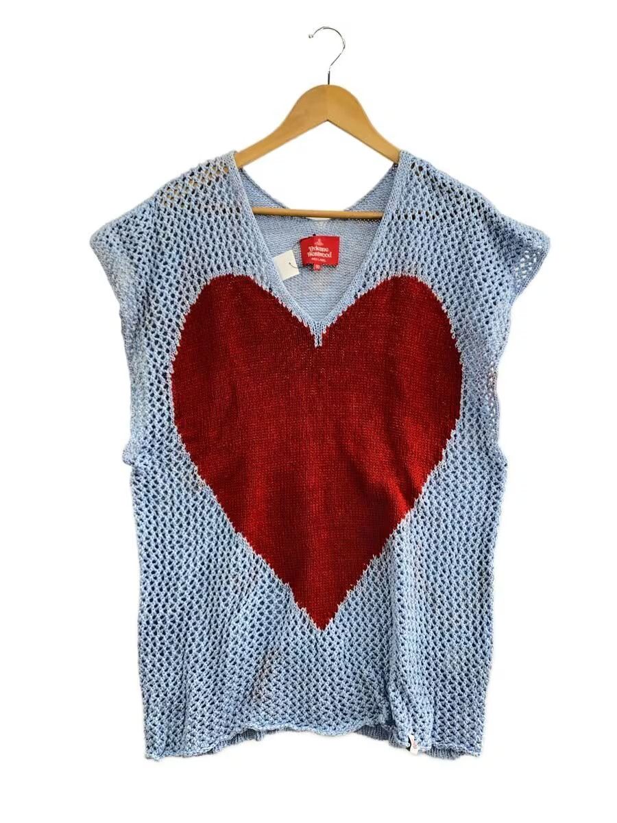 Vivienne Westwood Heart Mesh Knit Sweater Vest Size M / US 6-8 / IT 42-44 - 1 Thumbnail