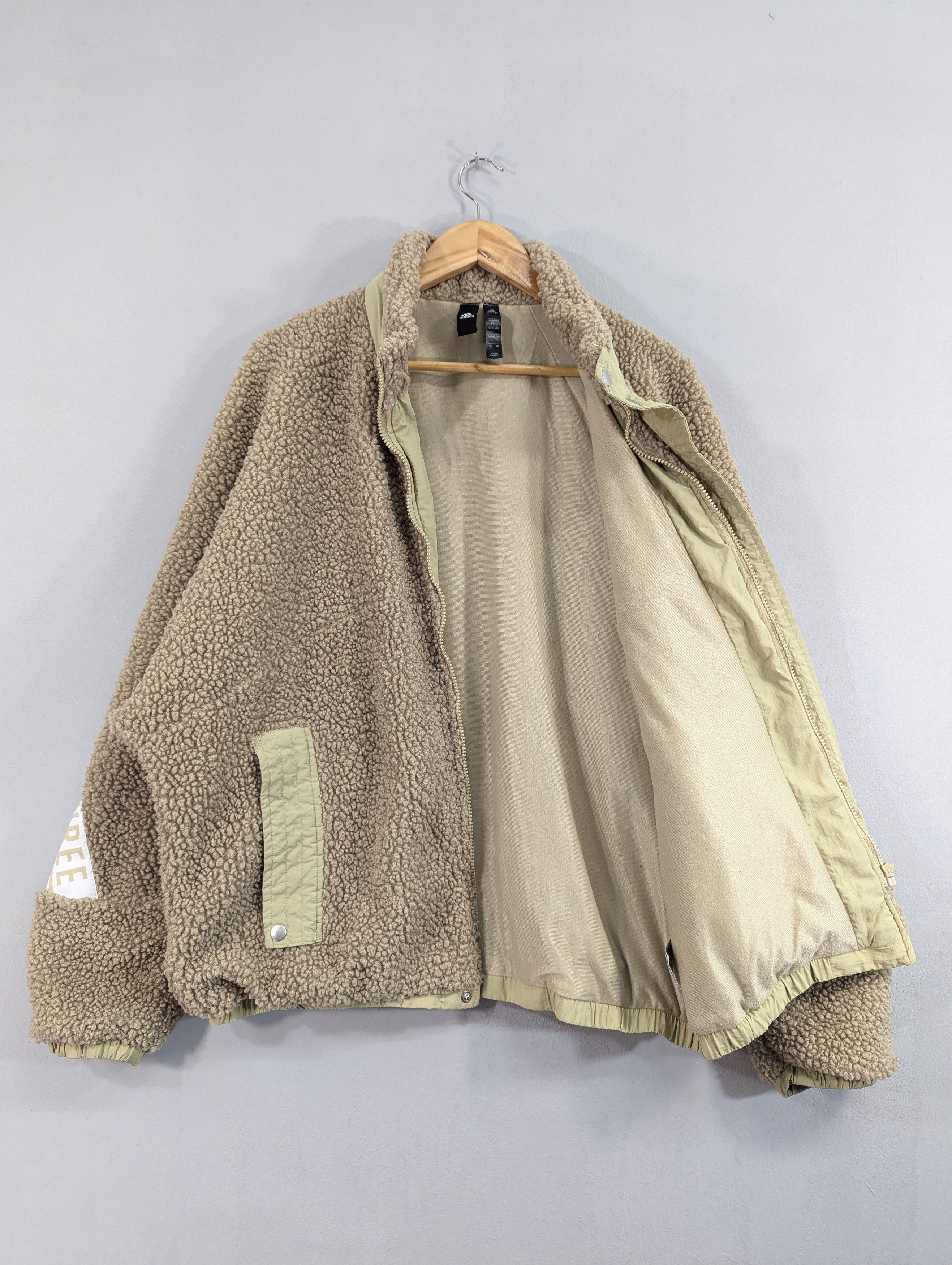 Adidas Adidas Three Stripes Boa Sherpa Fleece Jacket Size US XXL / EU 58 / 5 - 7 Thumbnail