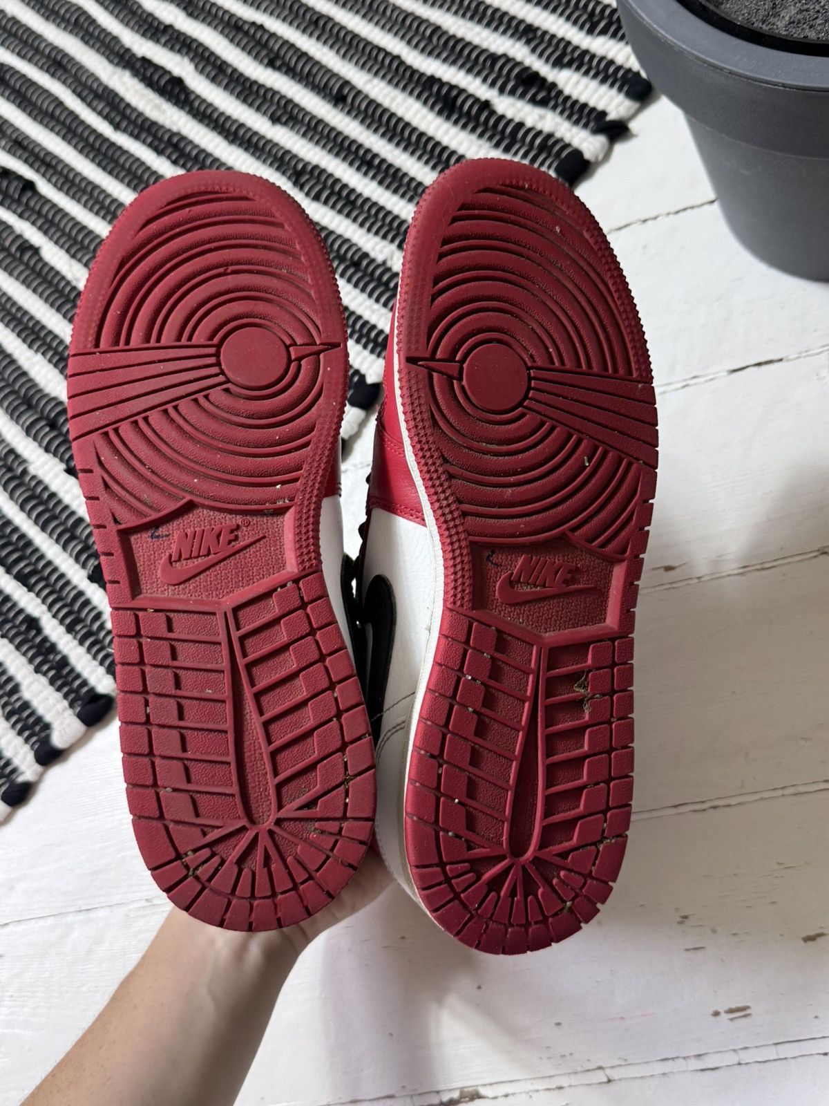 Jordan Brand × Nike × Vintage NIKE AIR JORDAN 2020 BLACK/RED HI TOP SNEAKERS SHOES Size US 8.5 / IT 38.5 - 3 Thumbnail