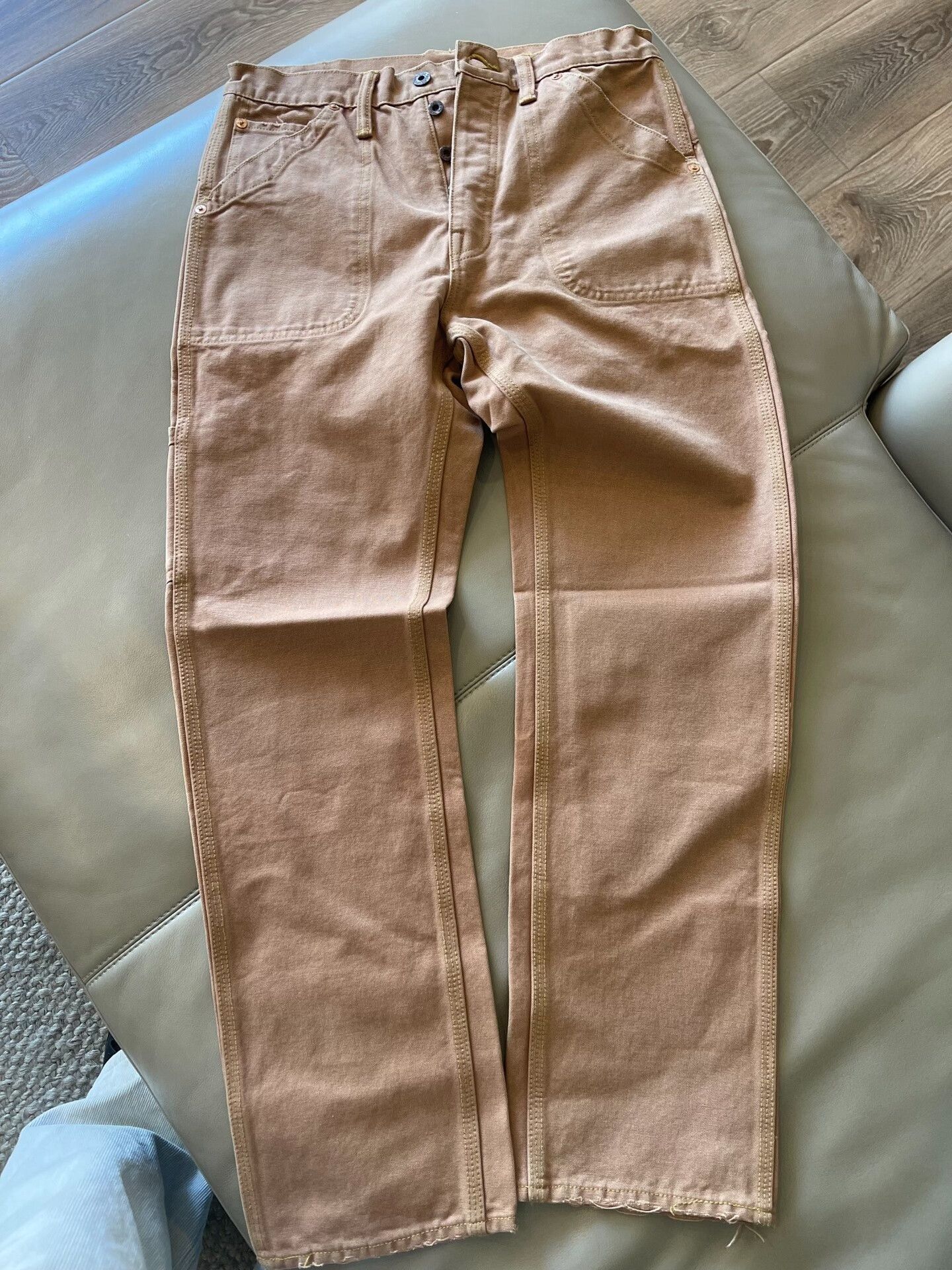 RRL Ralph Lauren RRL Vintage Heavyweight Work Pants Size US 32 / EU 48 - 1 Thumbnail