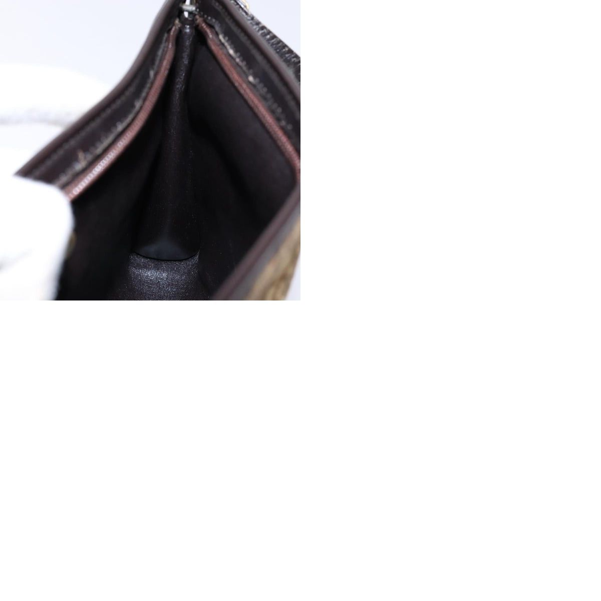 Dior DIOR Trotter Canvas Shoulder Bag Brown Gold Size ONE SIZE - 12 Thumbnail