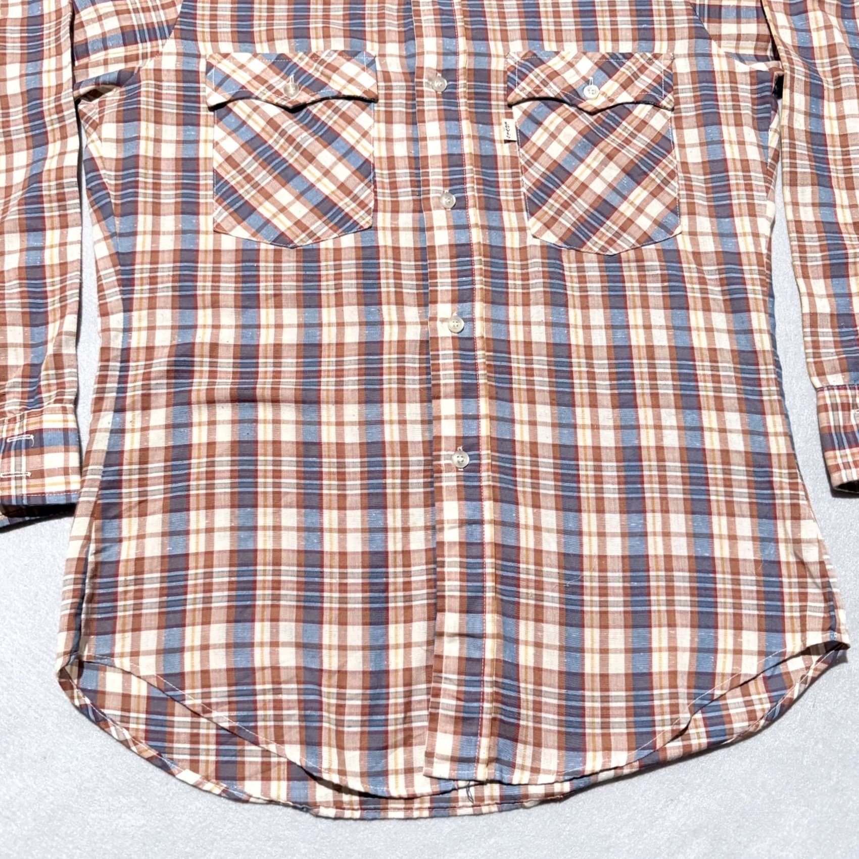 Levi's VTG Levi’s Shirt Men USA Olympic Multi Plaid Long Sleeve Medium Size US M / EU 48-50 / 2 - 7 Thumbnail