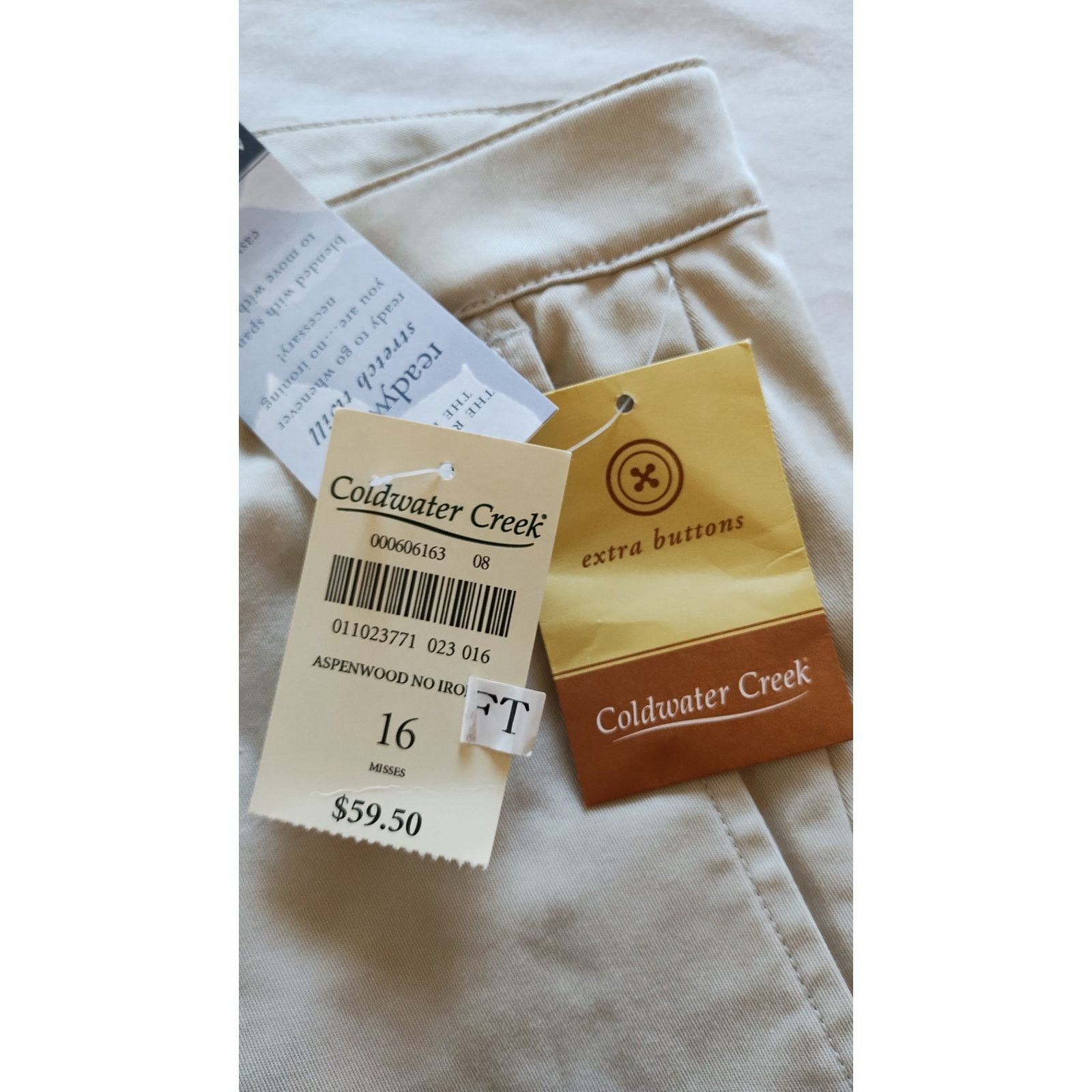 Coldwater Creek Coldwater Creek Women Dress Pants Sz 16 Straight Leg NWT Size 38" / US 16 / IT 52 - 6 Thumbnail