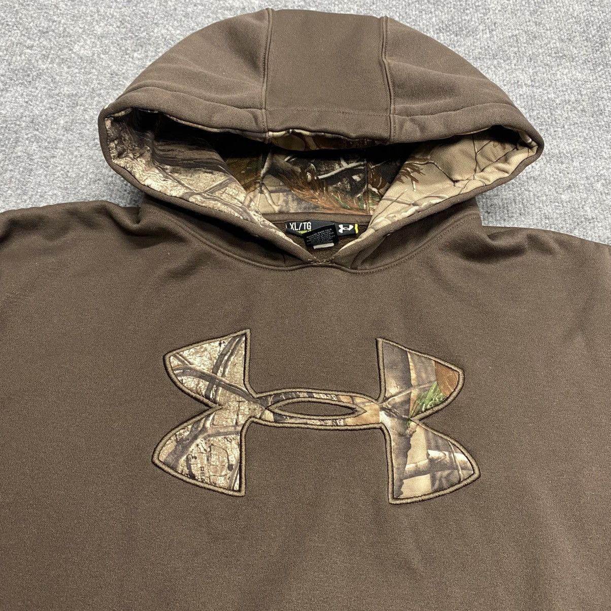 Under Armour Under Armour Hoodie Brown Camo Hoodie Size X-Large Size US XL / EU 56 / 4 - 4 Thumbnail