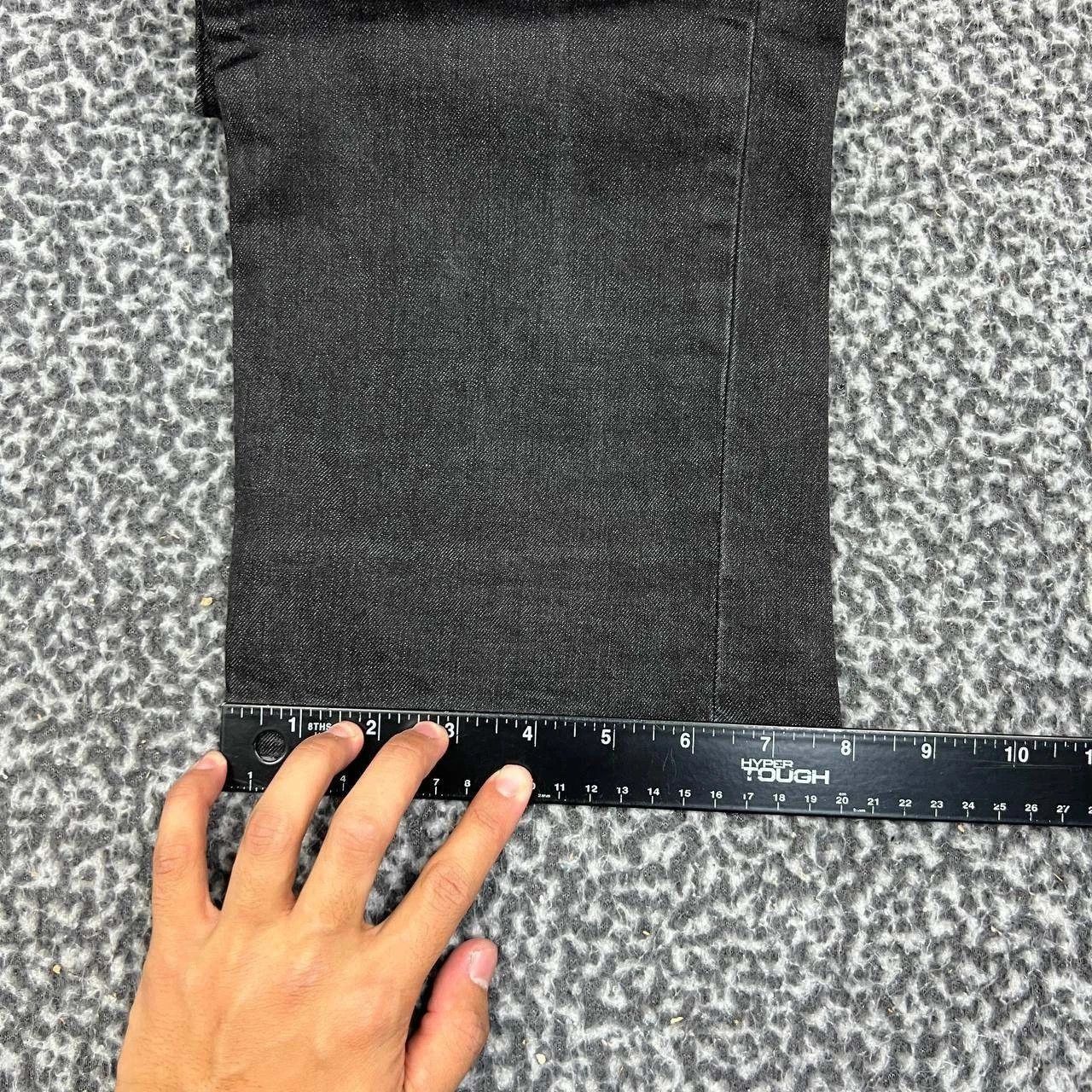 Other Footprint Manufacture Jeans Men 36x33 Black Denim Pants Size US 36 / EU 52 - 3 Thumbnail