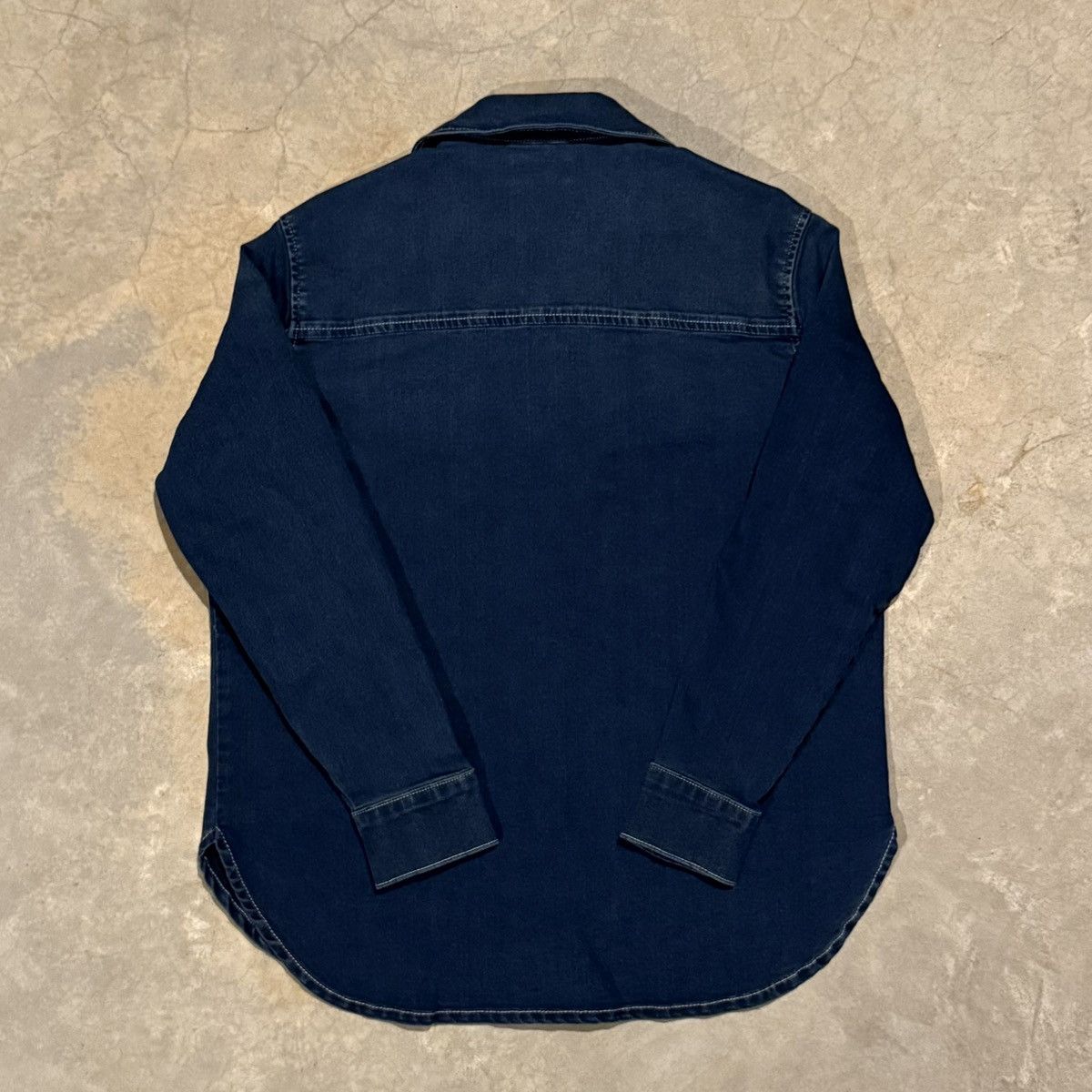 True Religion Vtg True Religion Faded Denim Pearl Snap Shirt Grunge ERD Size US S / EU 44-46 / 1 - 6 Thumbnail