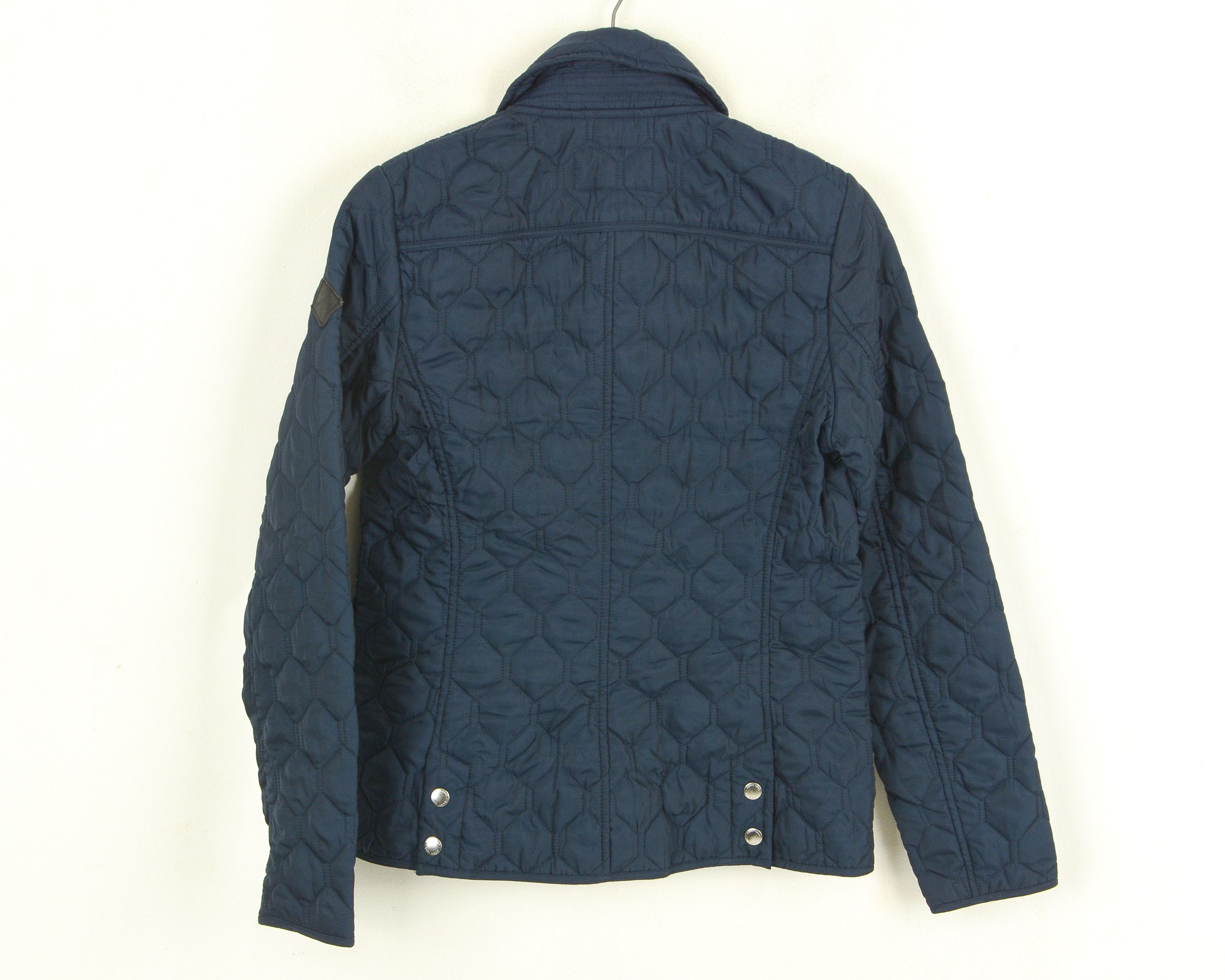 Gant Women S Quilted Jacket UK 8 Navy Coat Casual EU 36 Cotton Size S / US 4 / IT 40 - 4 Thumbnail