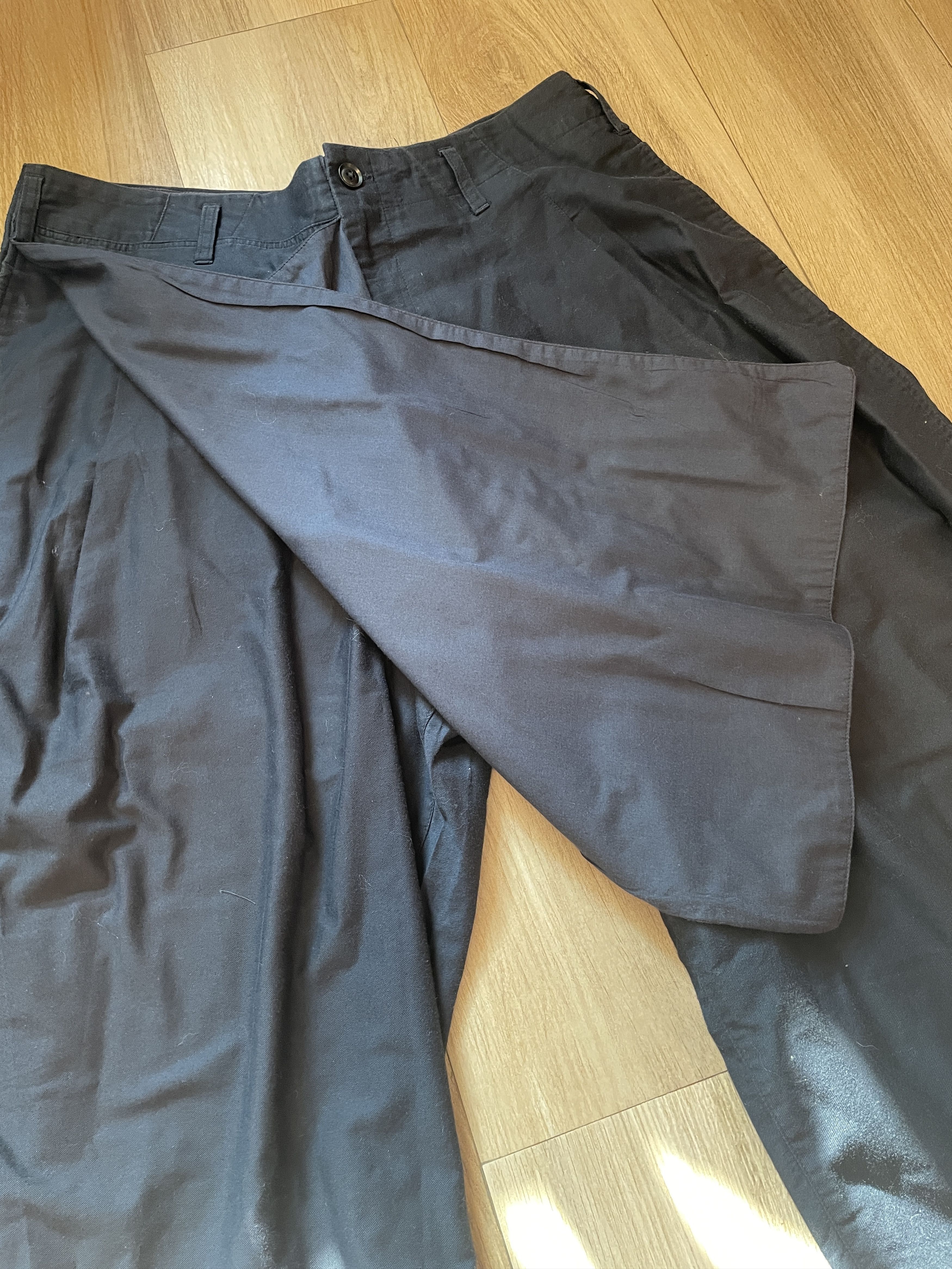 Yohji Yamamoto Yohji Yamamoto Pour Homme SS17 Runway Layered Cropped Pants Size US 36 / EU 52 - 9 Thumbnail