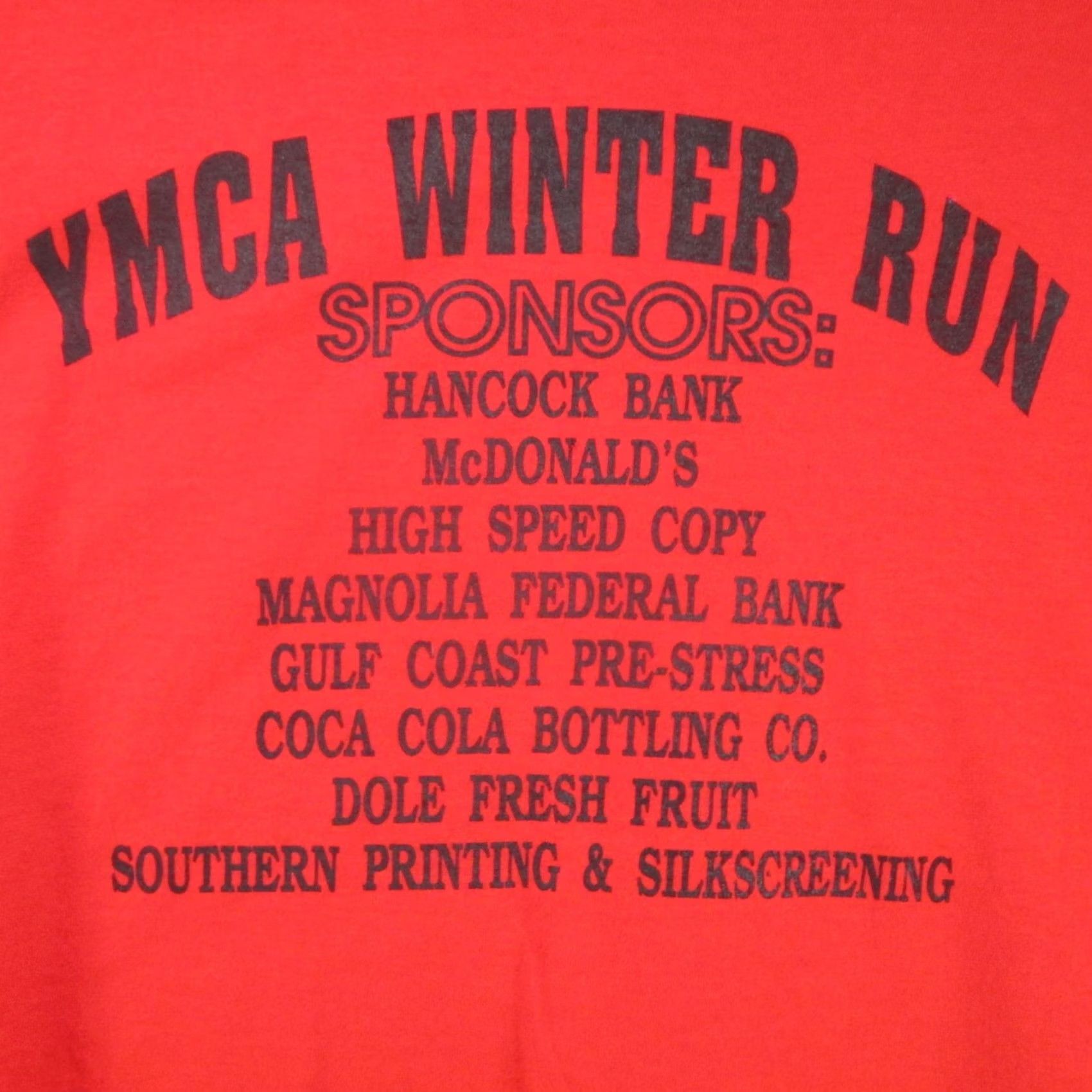 Vintage VINTAGE LONG BEACH MISSISSIPPI WINTER MARATHON T-Shirt S 80s thin single stitch Size US S / EU 44-46 / 1 - 5 Thumbnail