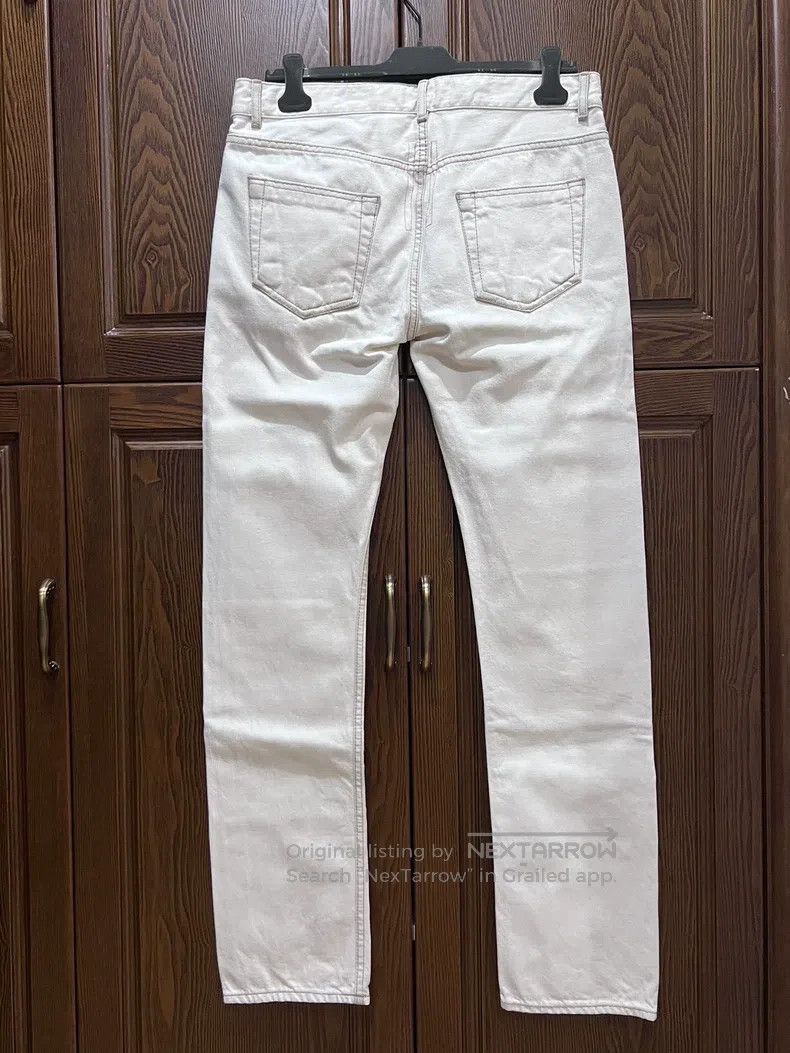 Rick Owens Rick Owens White Denim Washed Pants Size US 33 - 2 Thumbnail