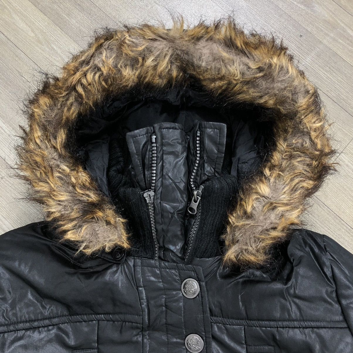 Japanese Brand 2000s Aller Bien Ifsixwasnine Lgb Kmrii Goa Style Fur Jacket Size US L / EU 52-54 / 3 - 15 Thumbnail