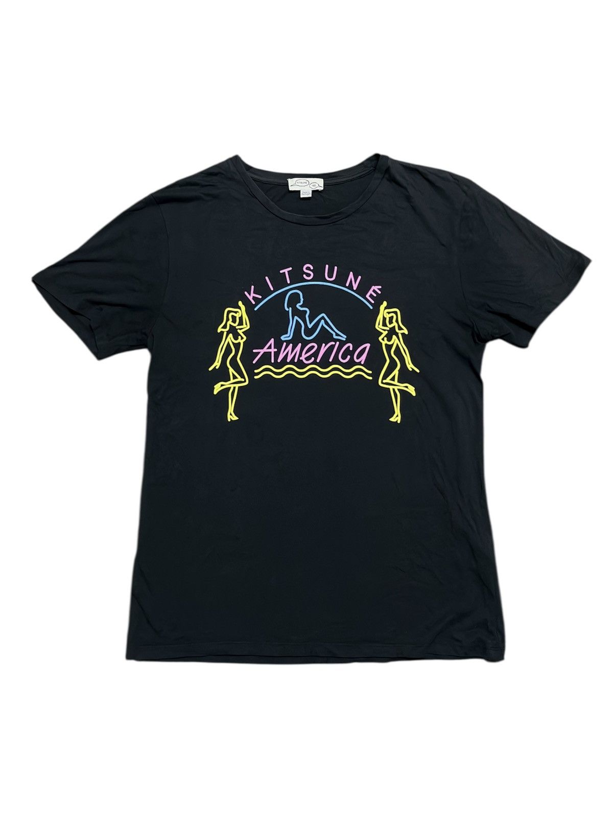 Maison Kitsune SS14 Maison Kitsune America Neon Collection T-Shirt Size US S / EU 44-46 / 1 - 2 Thumbnail