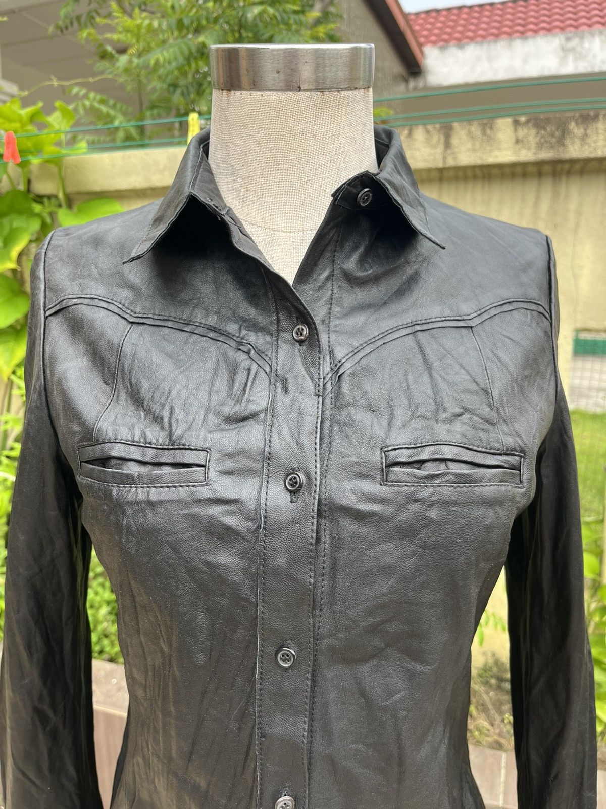 Leather Figaro leather shirt Size S / US 4 / IT 40 - 2 Thumbnail