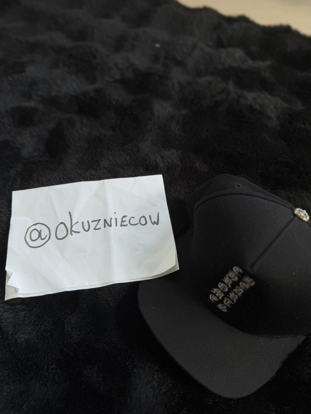 Chrome Hearts Chrome Hearts Scroll Logo Cap Size ONE SIZE - 2 Thumbnail