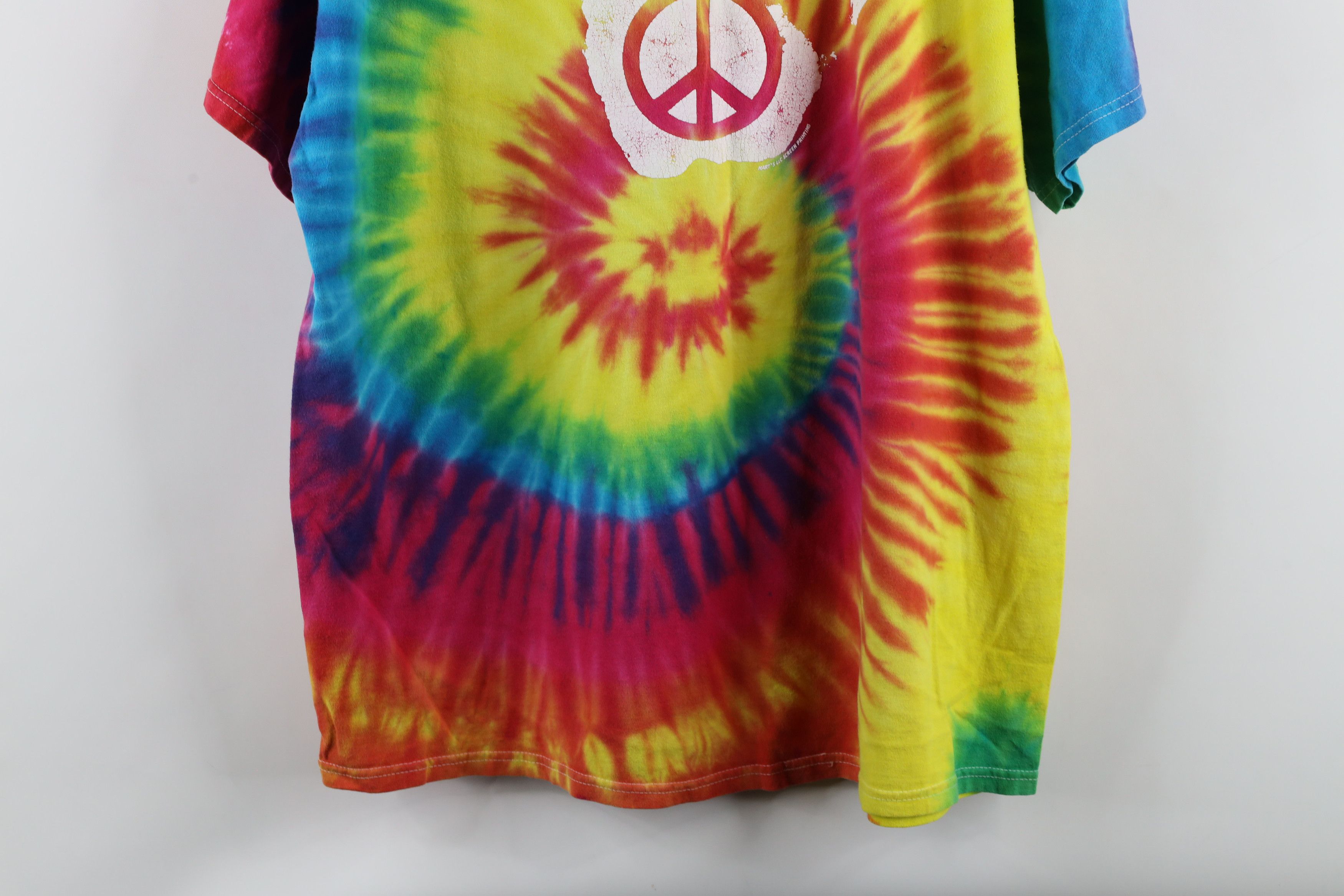 Vintage Vintage Rainbow Tie Dye The Kelly Richey Band T-Shirt Size US XL / EU 56 / 4 - 13 Thumbnail