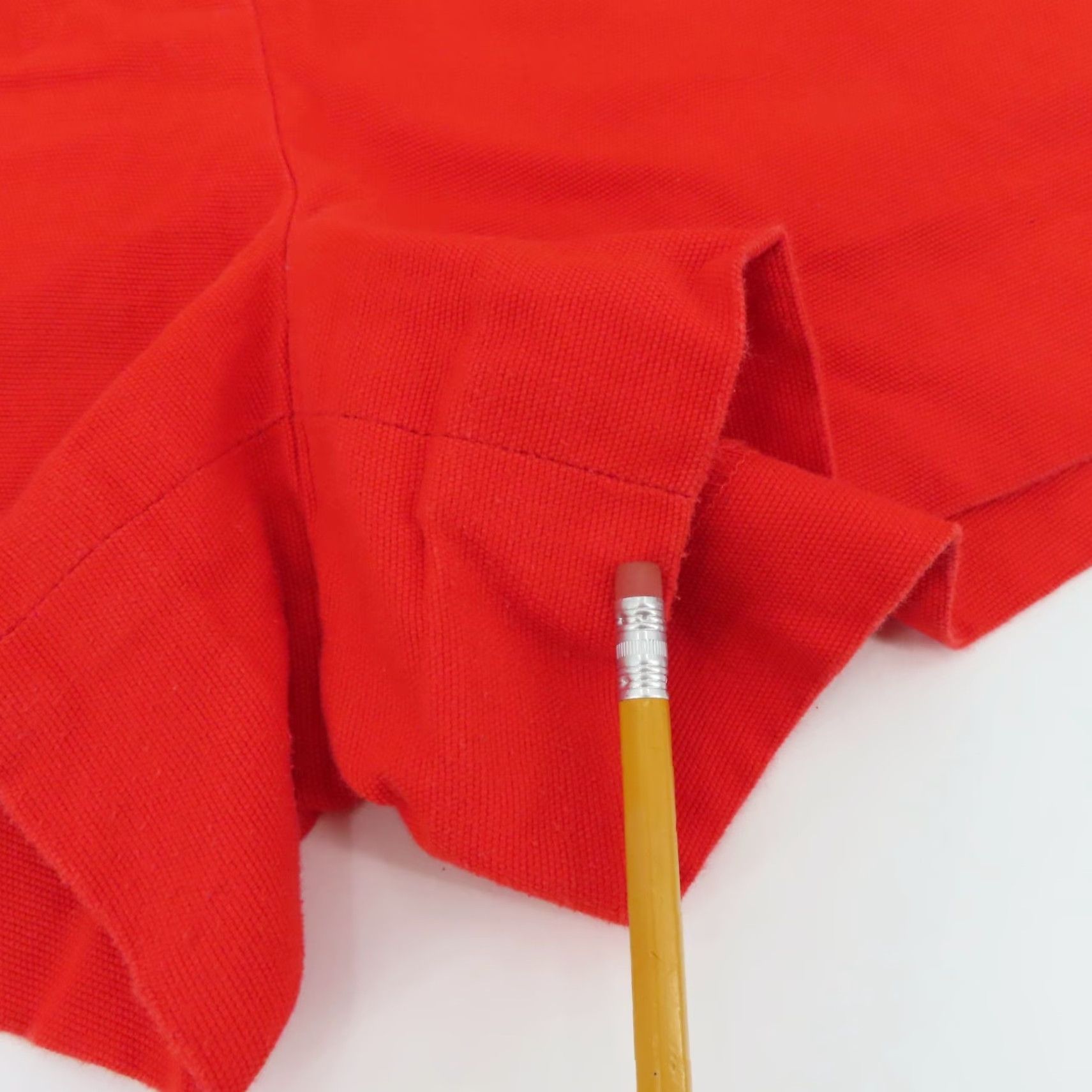J.Crew J. Crew Women 6 Red Orange Pull On Shorts with Pockets All Cotton Stretch Waistband Casual Chino-Style Shorts Women (Size 6) Size 28" / US 6 / IT 42 - 4 Thumbnail