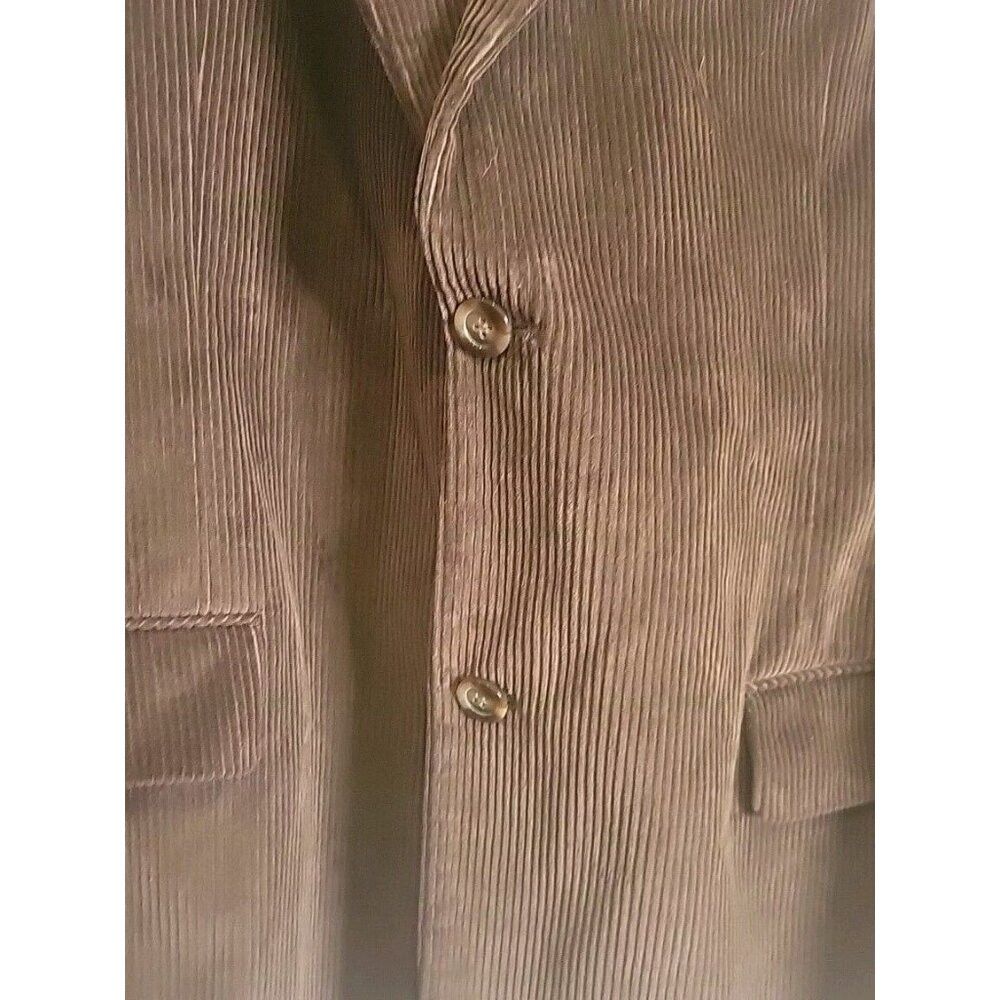 Other Mens Corduroy Statement Brown Blazer EUC 46 Academia Size 46R - 4 Thumbnail