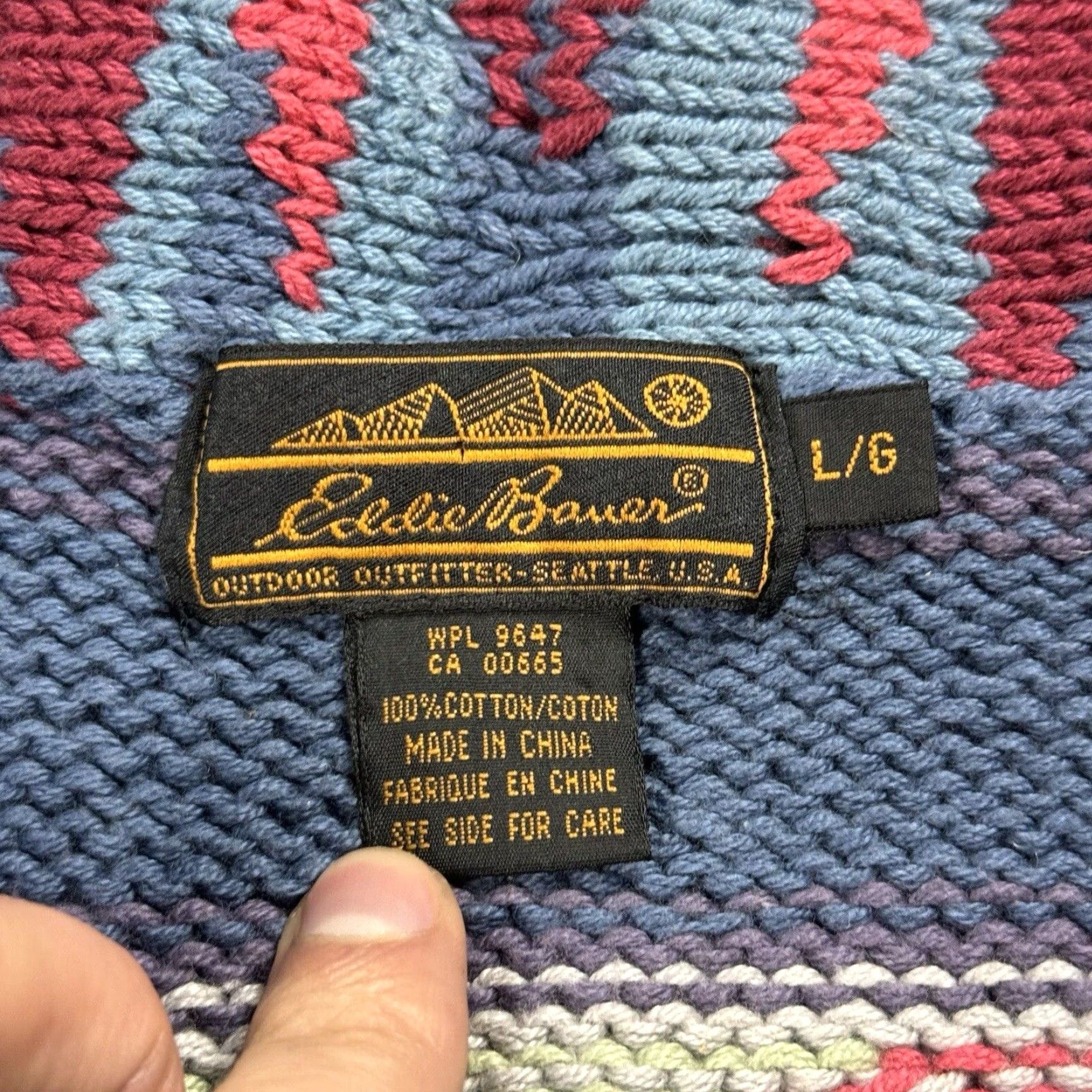 Eddie Bauer VTG Eddie Bauer Cotton Aztec Southwestern Vest Shirt Women L Multicolor 90s Navajo Themes Button Sleeveless Regular Fit Size L / US 10 / IT 46 - 5 Thumbnail