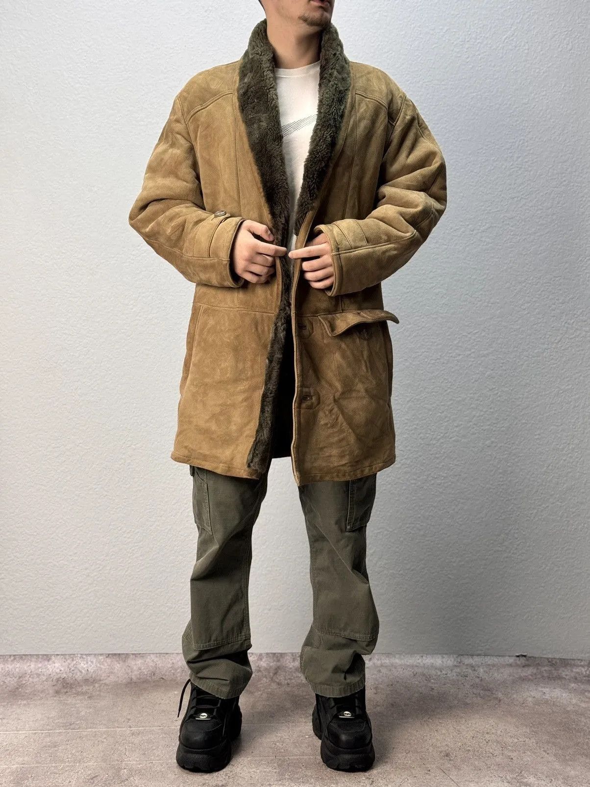 Le Grande Bleu (L.G.B.) × Yohji Yamamoto Avant Garde If Six Was Nine Style Jacket Fur Hood MA1 Size US L / EU 52-54 / 3 - 2 Thumbnail