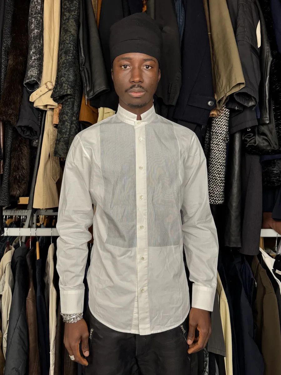 Maison Margiela Maison Martin Margiela White Premium Signature Shirt Size US S / EU 44-46 / 1 - 2 Thumbnail