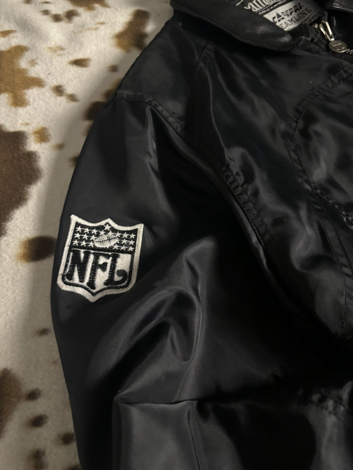 NFL × Vintage Vintage Bomber jacket NFL los Angeles Raiders Logo Campri Size US XL / EU 56 / 4 - 11 Thumbnail